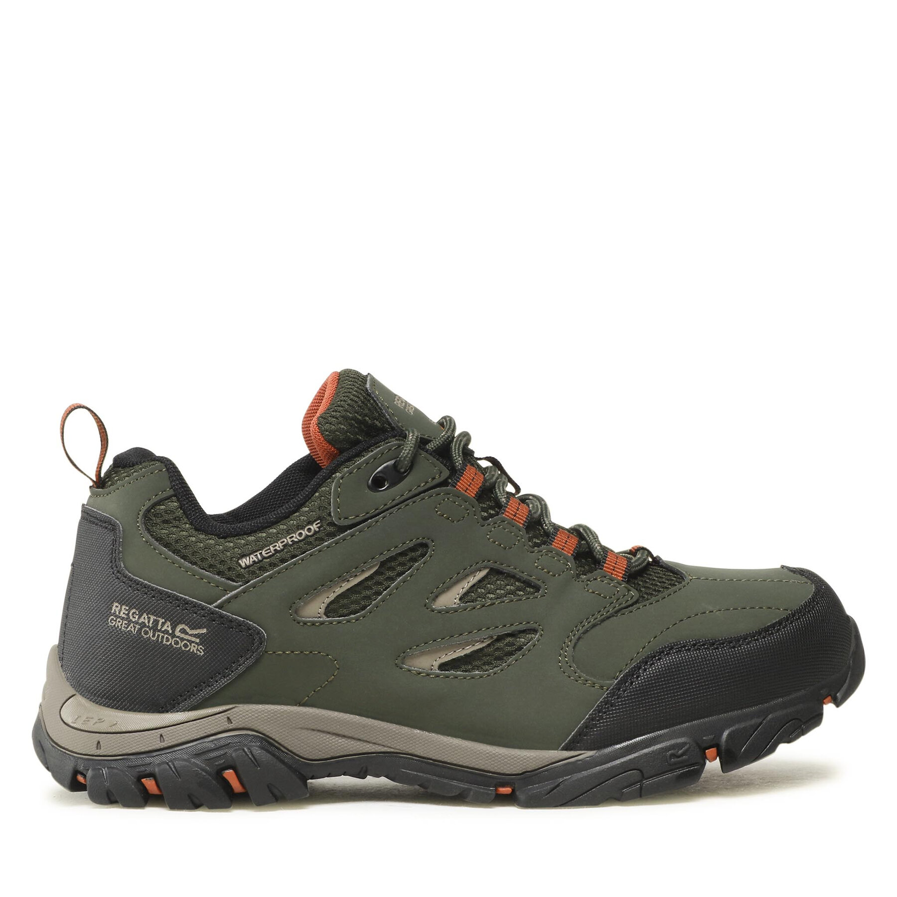 Trekkingschuhe Regatta Holcombe Iep Low RMF572 Bayleaf/Burnt Umber R56 von Regatta