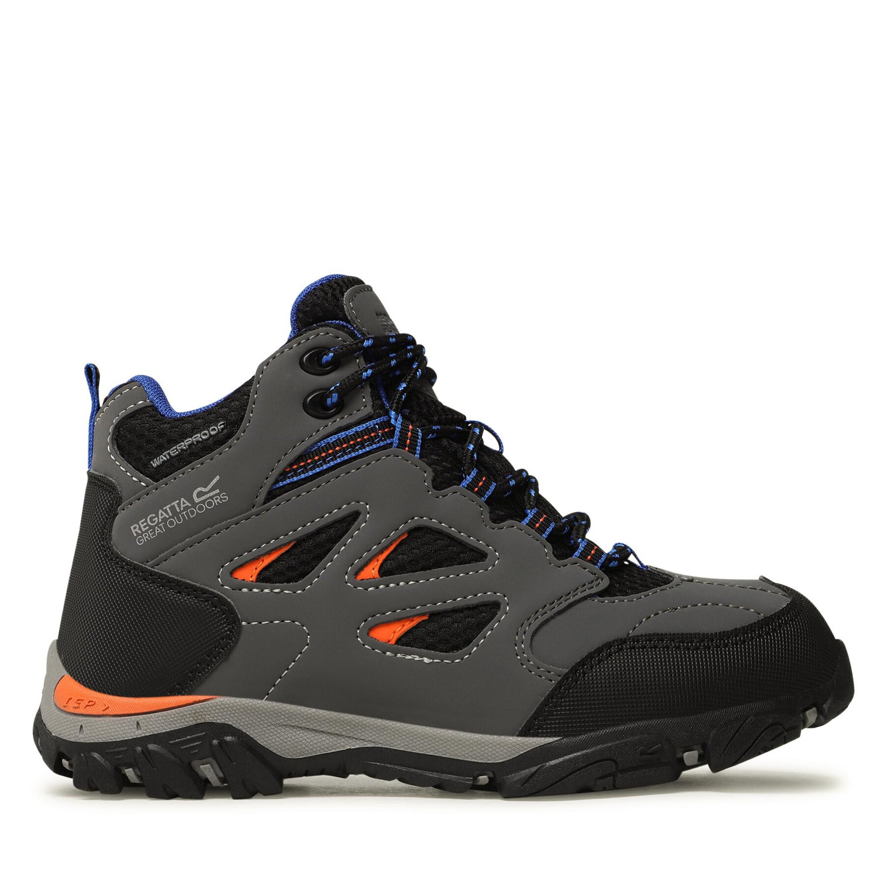 Trekkingschuhe Regatta Holcombe Iep Mid Jnr RKF573 Briar/Blaze Orange 44Z von Regatta