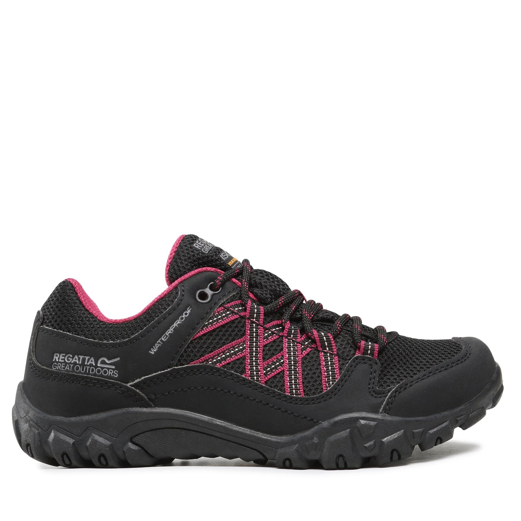 Trekkingschuhe Regatta Lady Edgepoint III Wp RWF617 Black/Beaujolais 9TW von Regatta