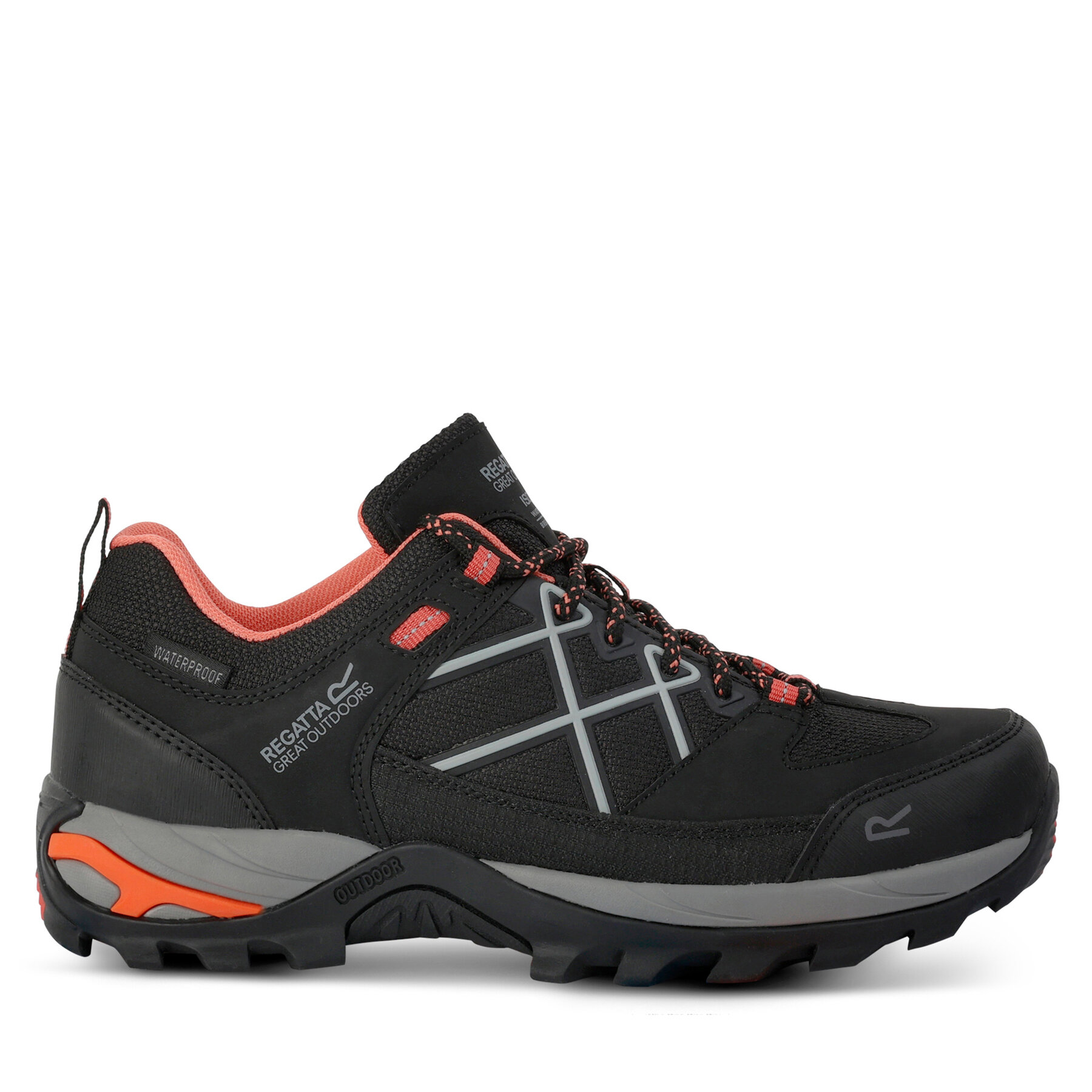 Trekkingschuhe Regatta LadySamarisIIILow RWF835 Black/Satsuma G63 von Regatta