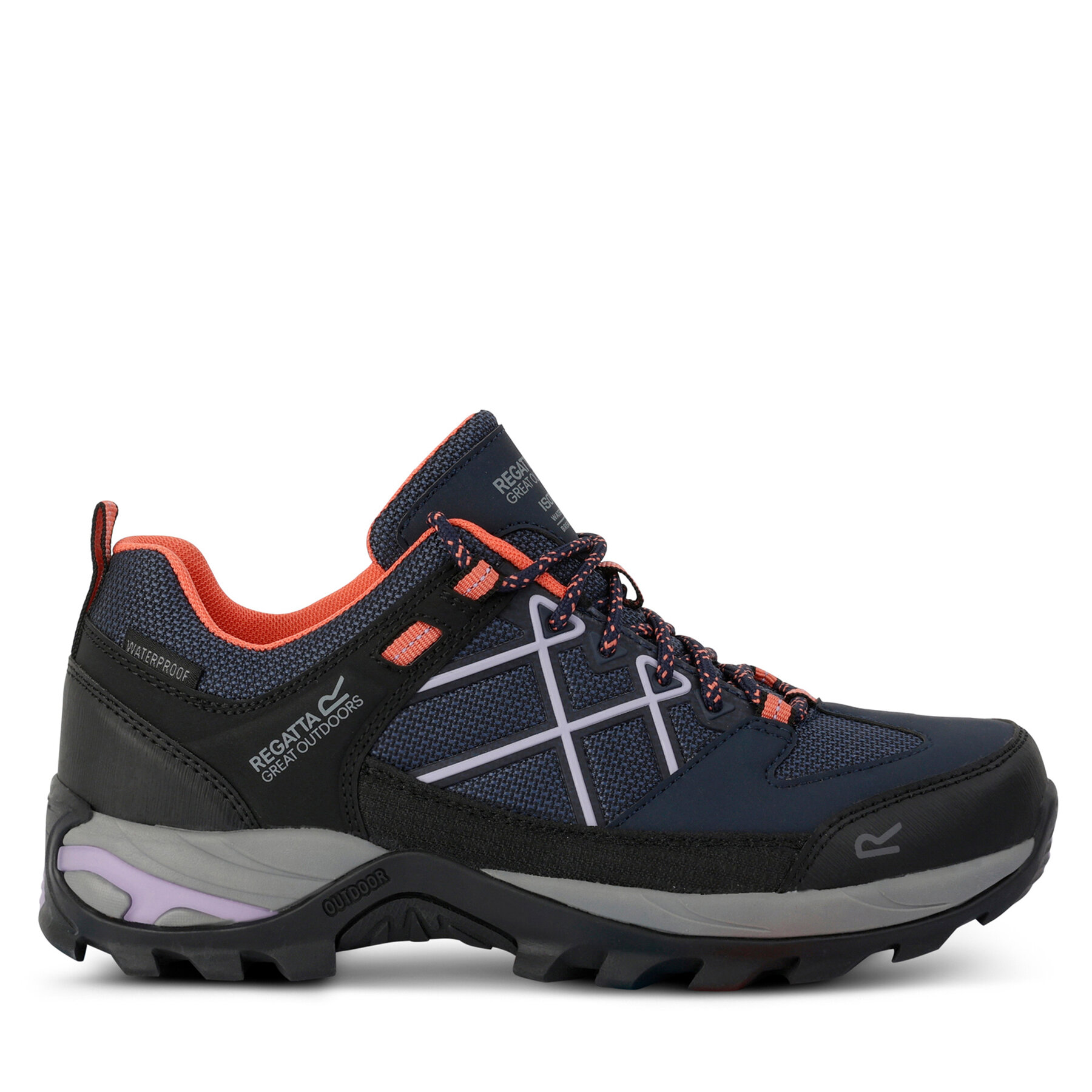 Trekkingschuhe Regatta LadySamarisIIILow RWF835 Navy/Lilac Z92 von Regatta