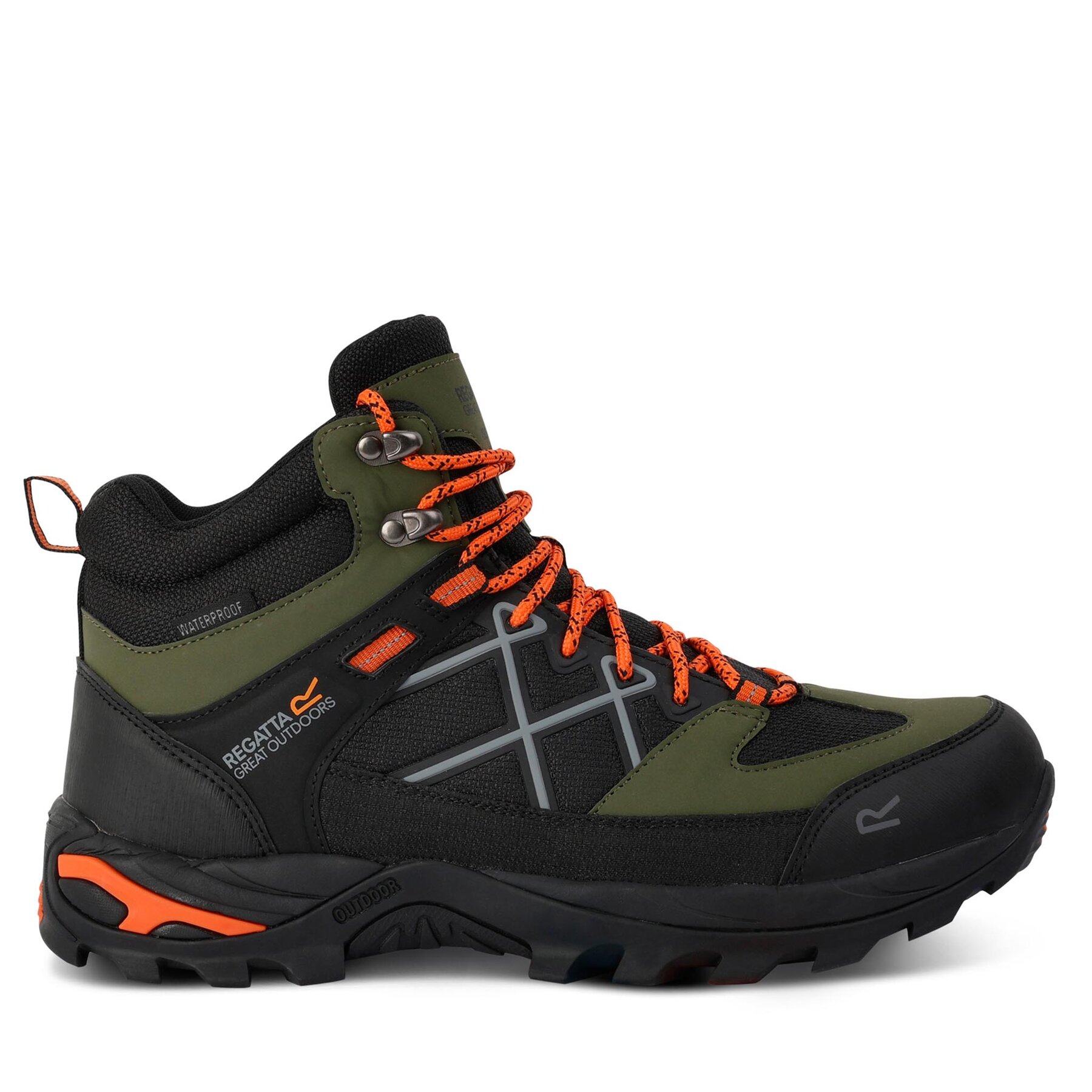 Trekkingschuhe Regatta Samaris III Boot RMF834 Cypress Green/Blaze Orange ND1 von Regatta