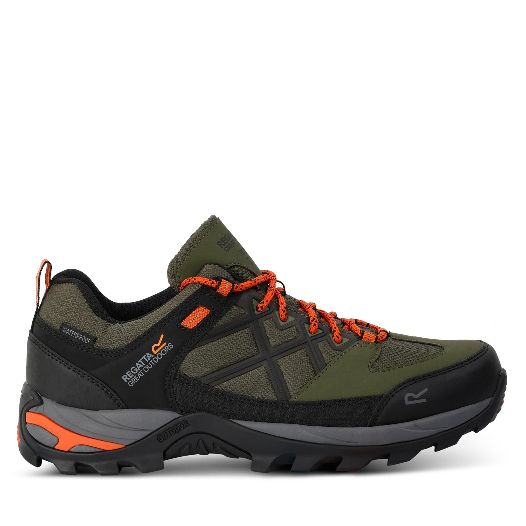 Trekkingschuhe Regatta Samaris III Low RMF835 Cypress Green/Blaze Orange ND1 von Regatta