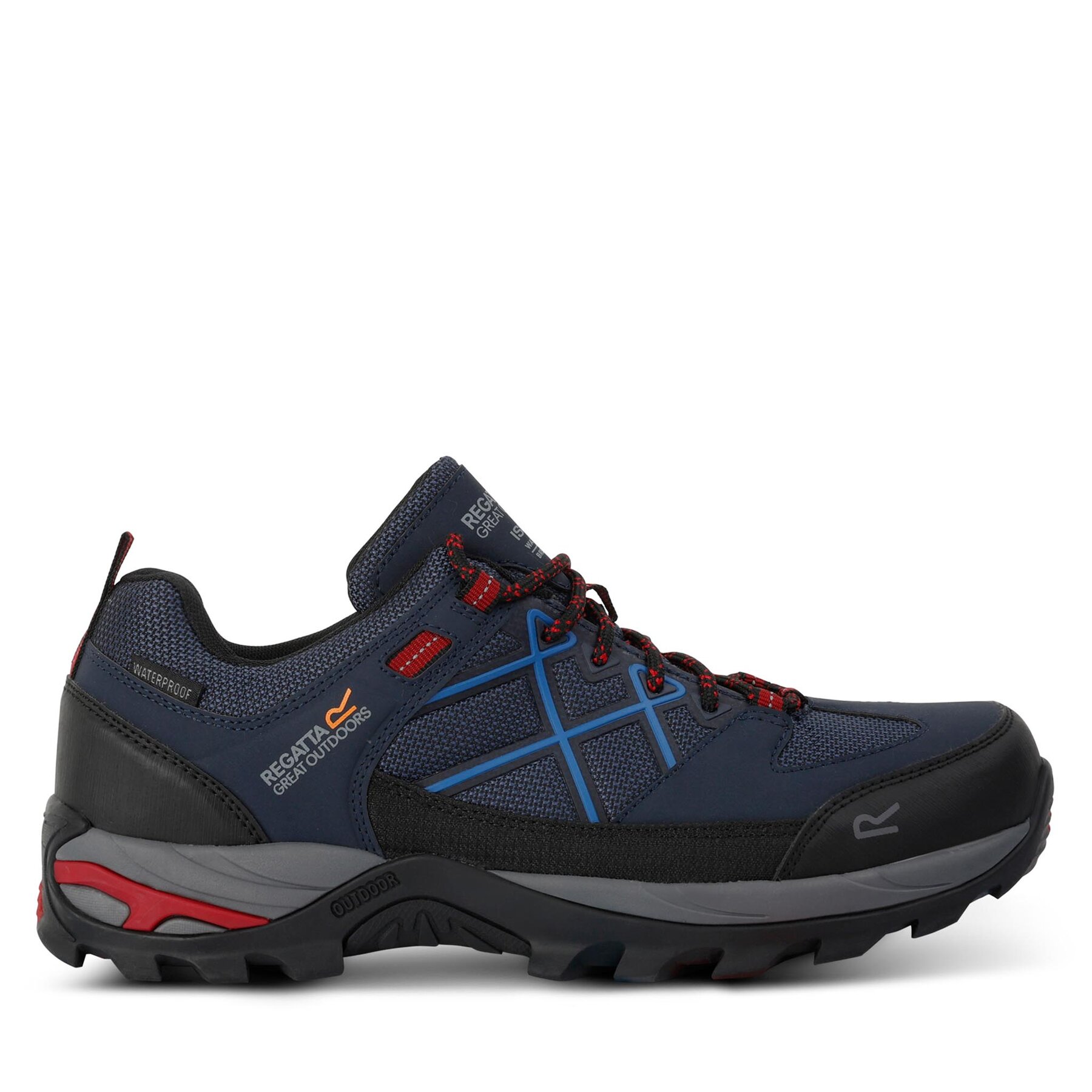 Trekkingschuhe Regatta Samaris III Low RMF835 Navy/Rio Red 03W von Regatta