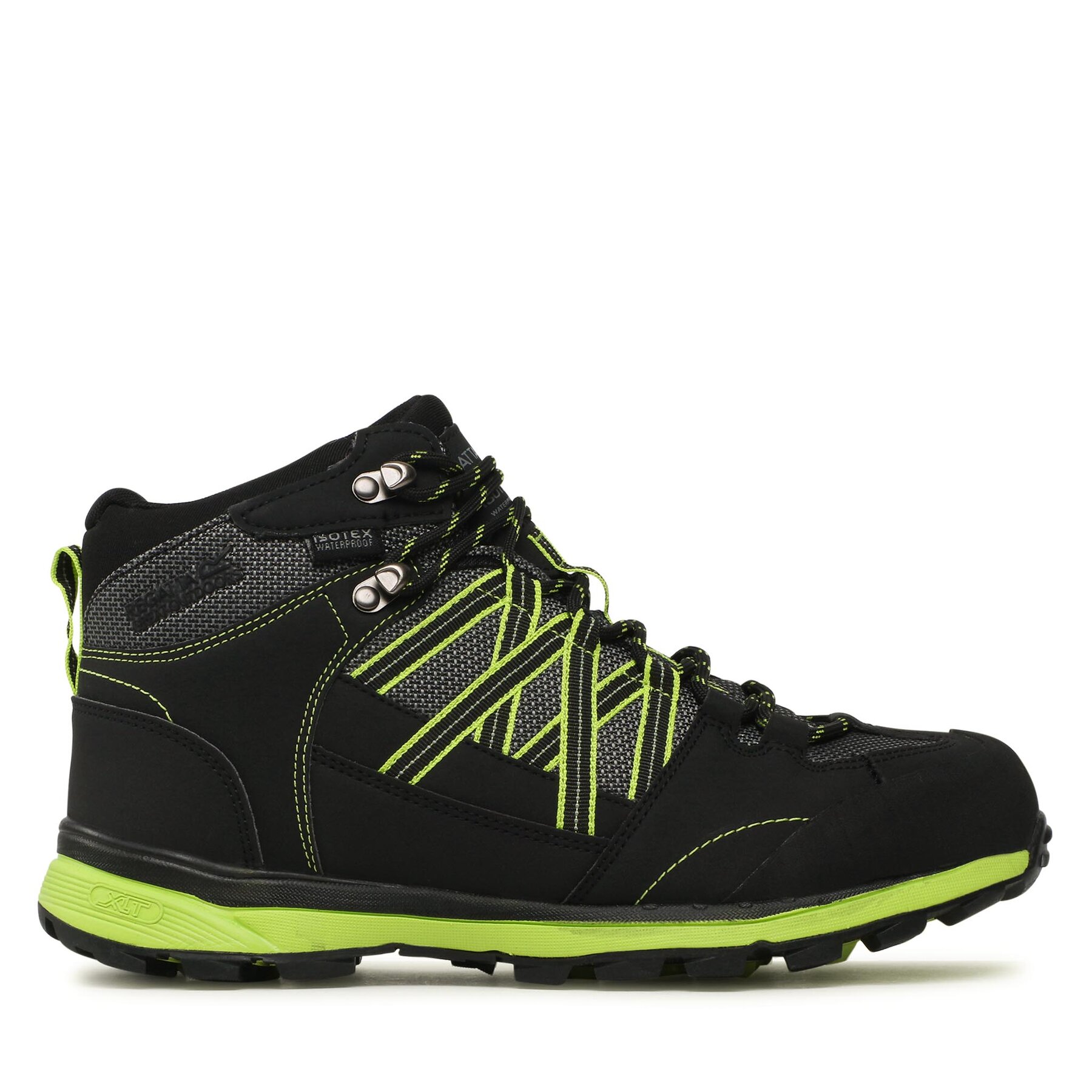 Trekkingschuhe Regatta Samaris Mid II RMF539 Blk/ElecLime KDE von Regatta