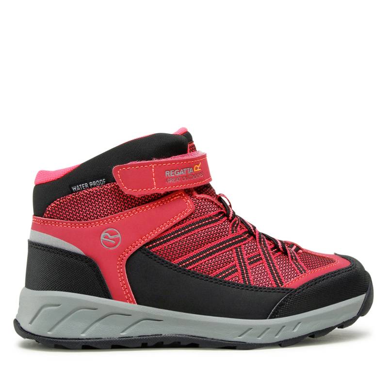 Trekkingschuhe Regatta Samaris V Mid Jnr RKF508 Dark Cerise/Neon Pink von Regatta