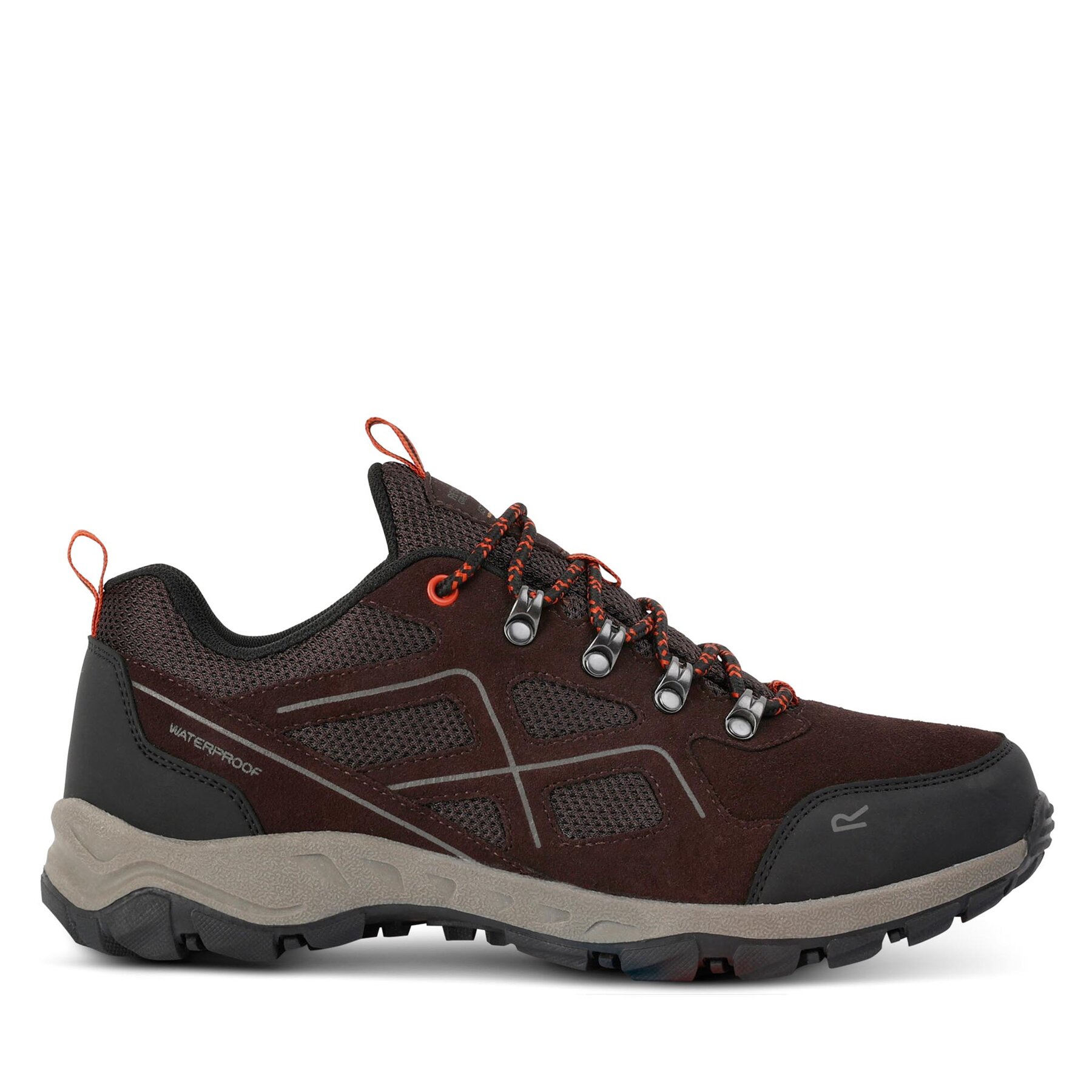 Trekkingschuhe Regatta VendeavorSuedeLow RMF837 Peat / Blaze Orange 2BV von Regatta