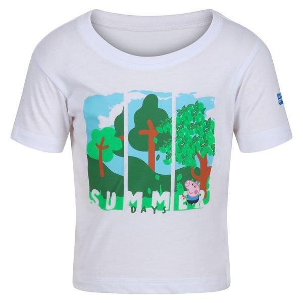 Tshirt Kurzärmlig Jungen Weiss 104 von Regatta