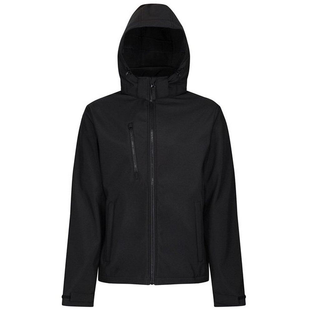 Venturer Softshelljacke Mit Kapuze Herren Schwarz M von Regatta