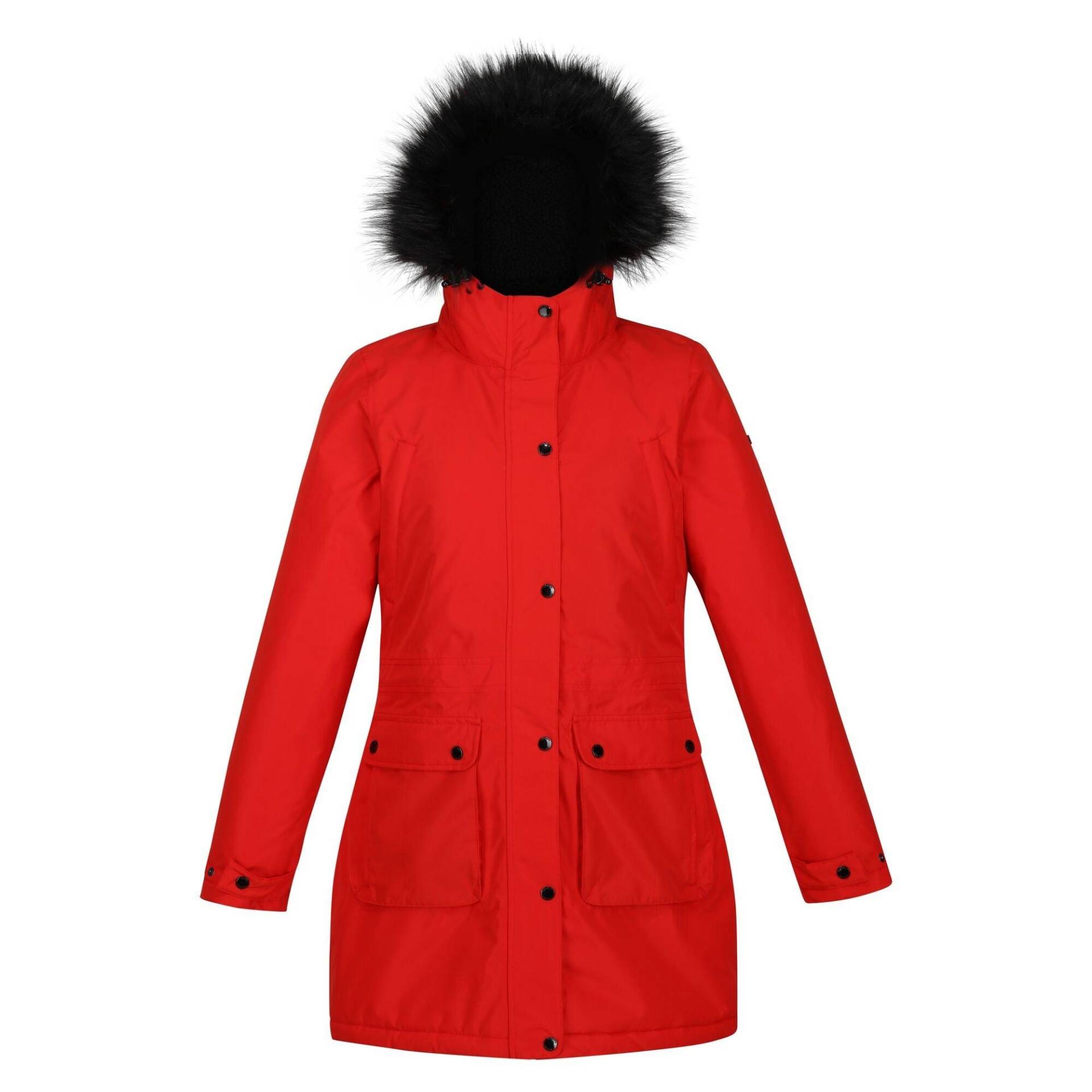 Voltera Jacke, Wasserfest, Beheizt Damen Rot Bunt 42 von Regatta