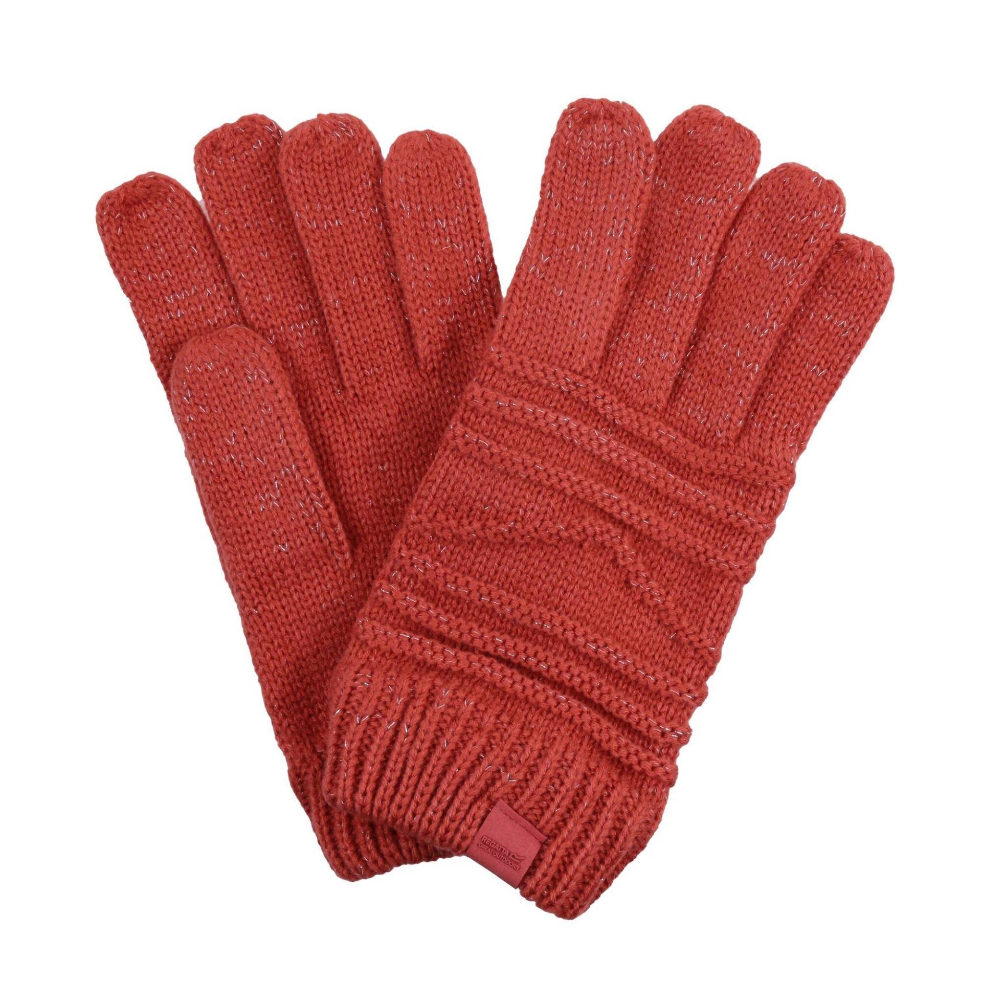 Winterhandschuhe Multimix Iv Damen Rot Bunt M/L von Regatta