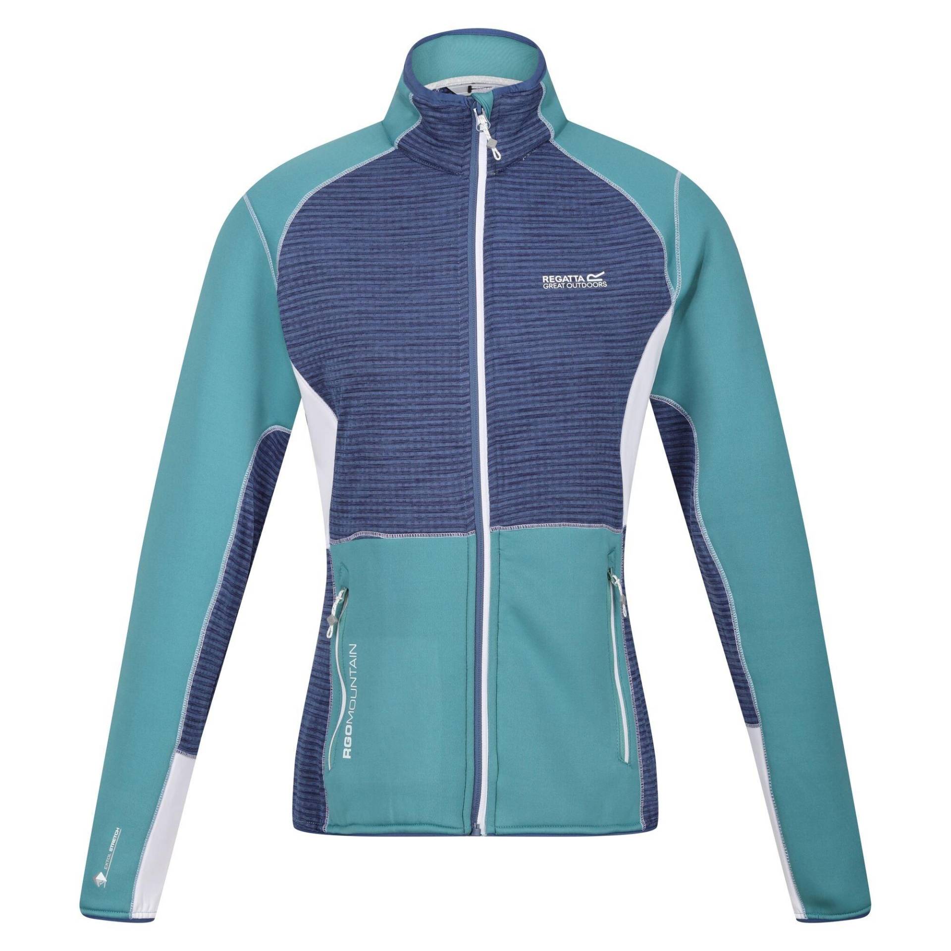 Yare Vii Softshelljacke Durchgehender Reißverschluss Damen Stahlblau 36 von Regatta