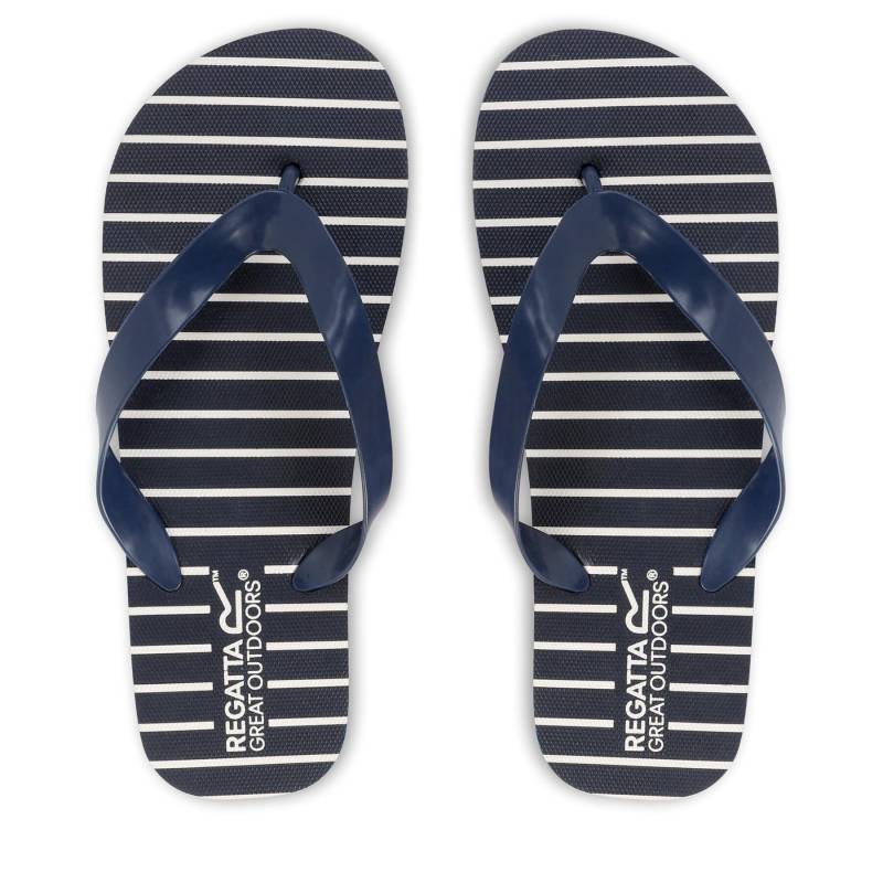 Zehentrenner Regatta Lady Bali RWF565 Navy Stripe 01A von Regatta