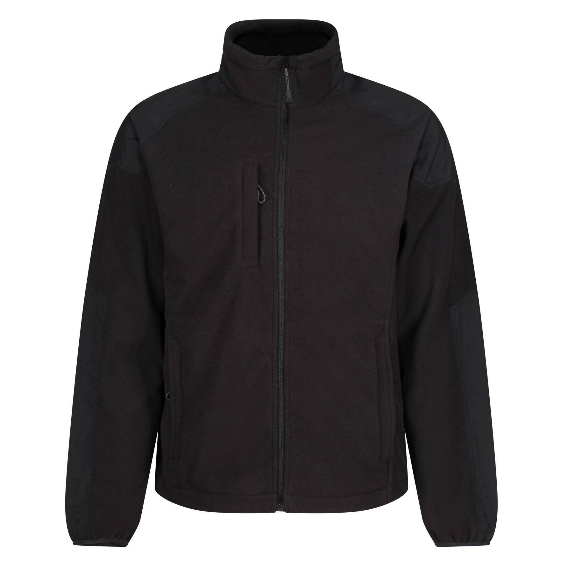 "broadstone" Fleecejacke, Durchgehender Reißverschluss Herren Schwarz 3XL von Regatta