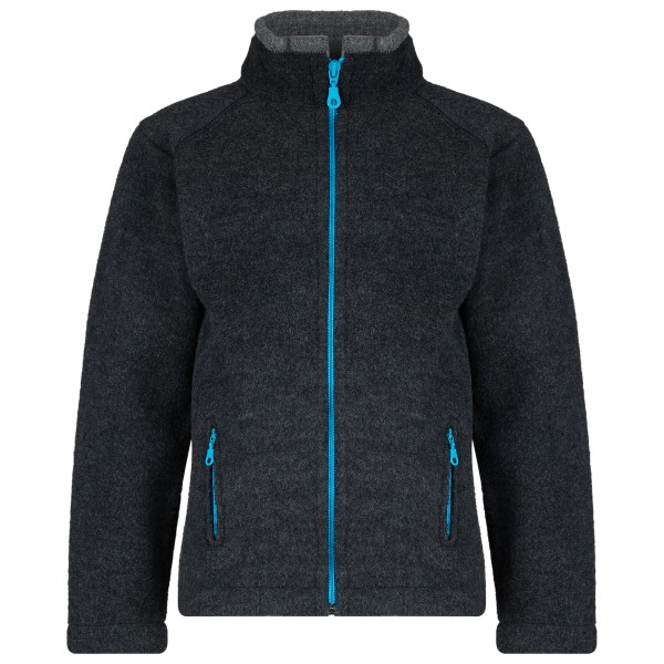 Reiff - Kid's Wollfleecejacke Colori - Merinojacke Gr 86/92 schwarz von Reiff