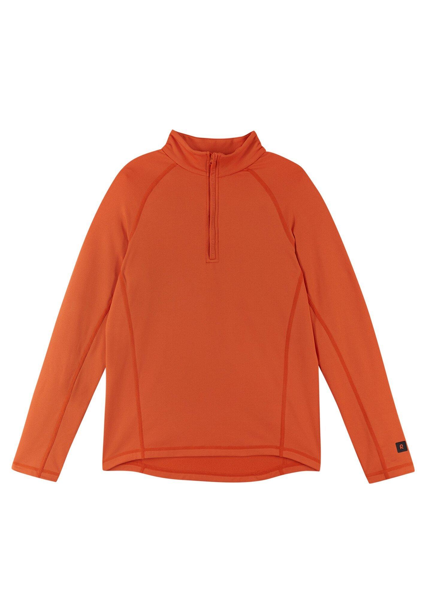 Kinder Fleeceshirt Ladulle Red Orange Jungen Orange 104 von Reima