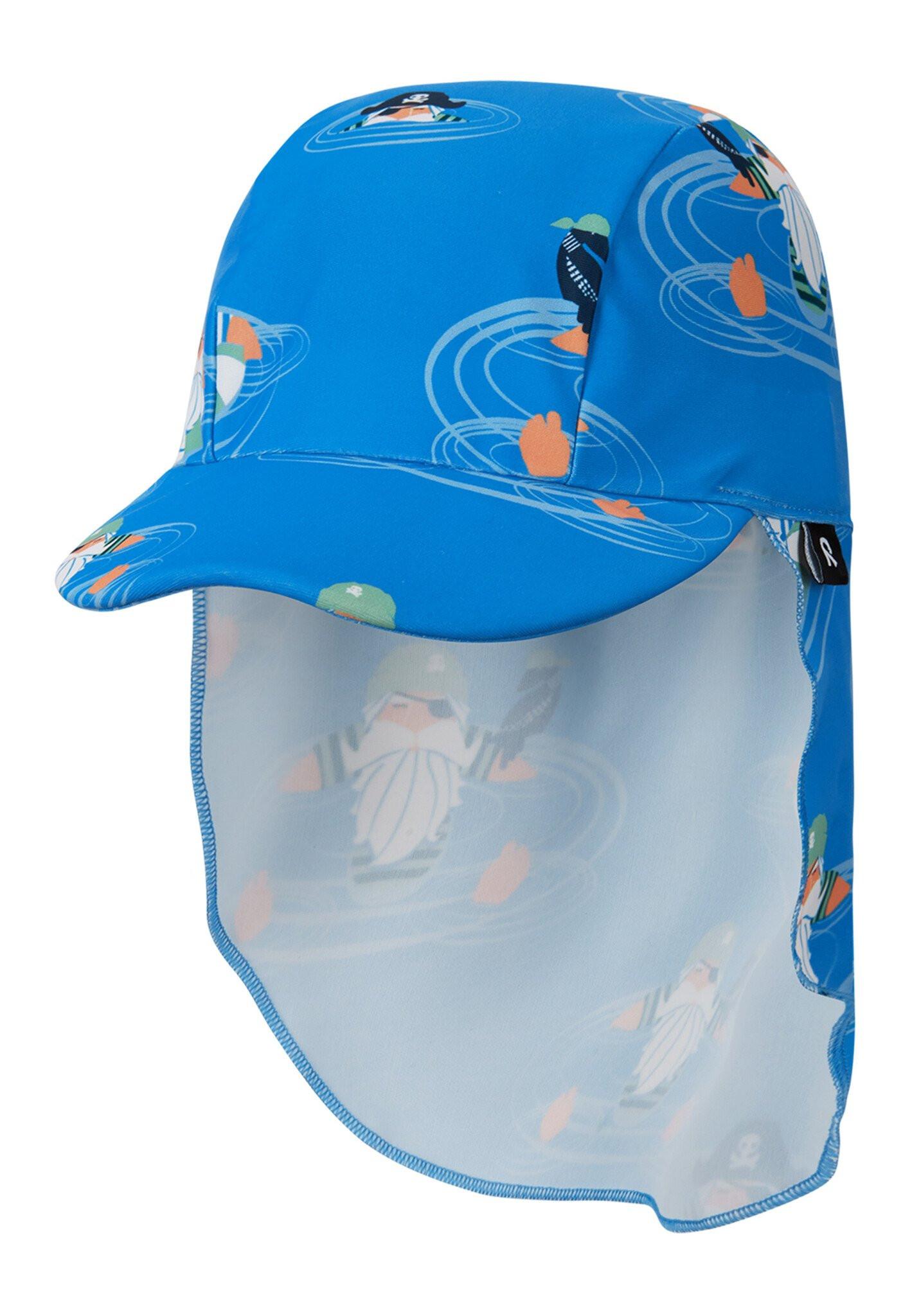 Kinder Sonnenschutz Hut Kilpikonna Cool Blue Jungen Blau 44/46 von Reima