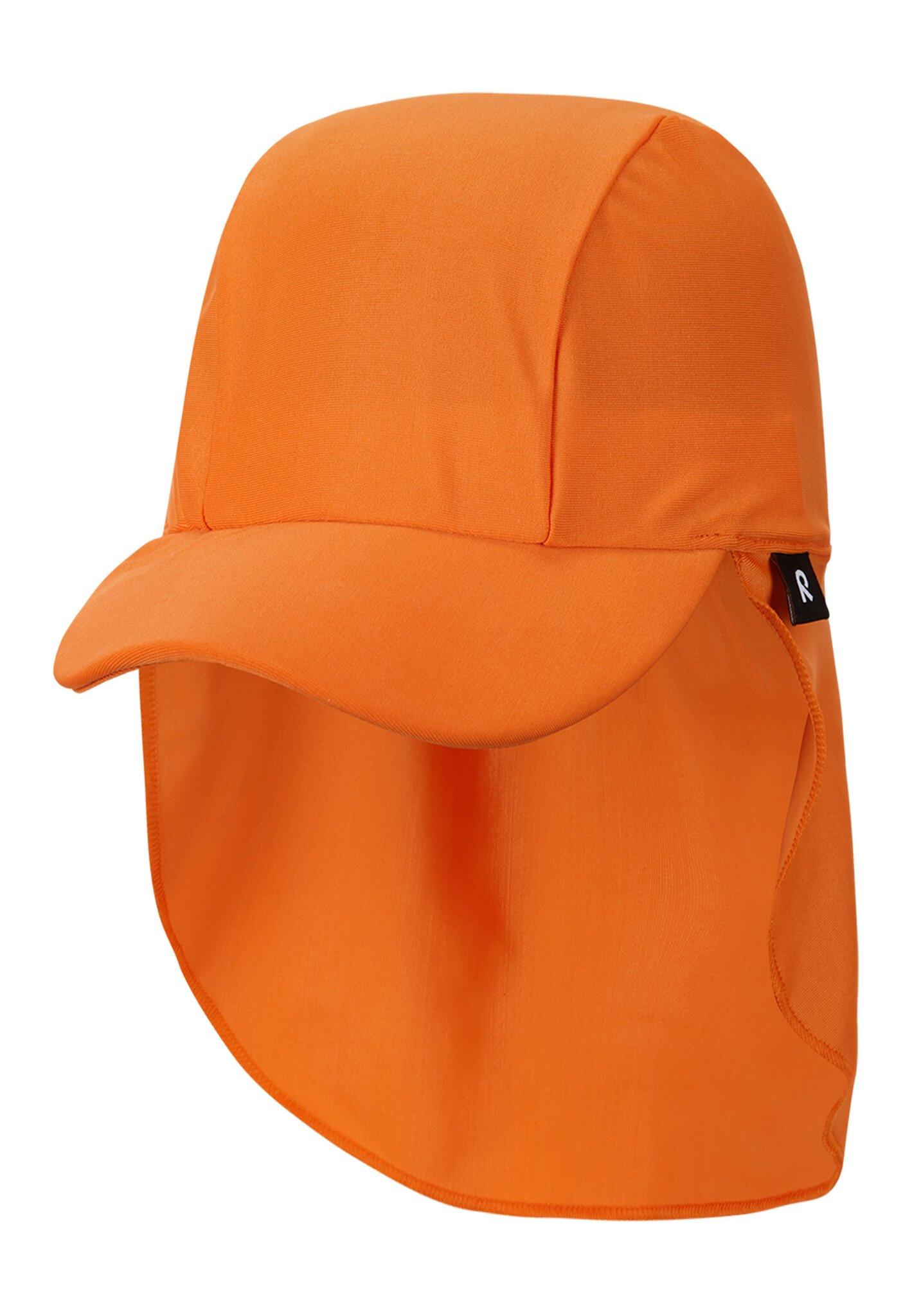 Kinder Sonnenschutz Hut Kilpikonna Orange Jungen Orange 44/46 von Reima