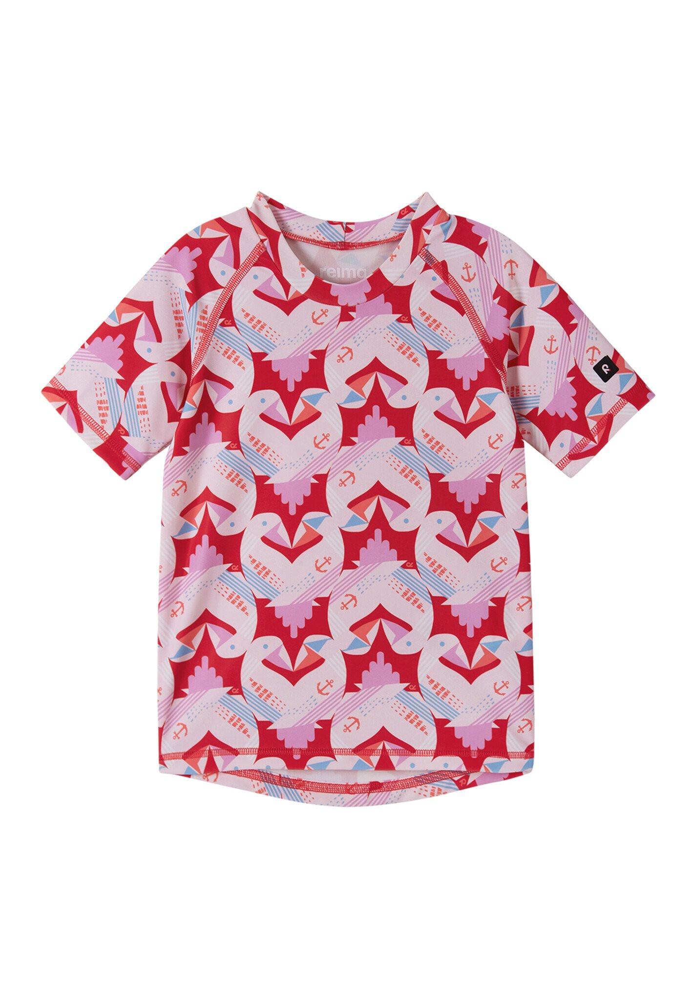 Kleinkinder Uv T-shirt Pulikoi Misty Red Mädchen Pink 62 von Reima