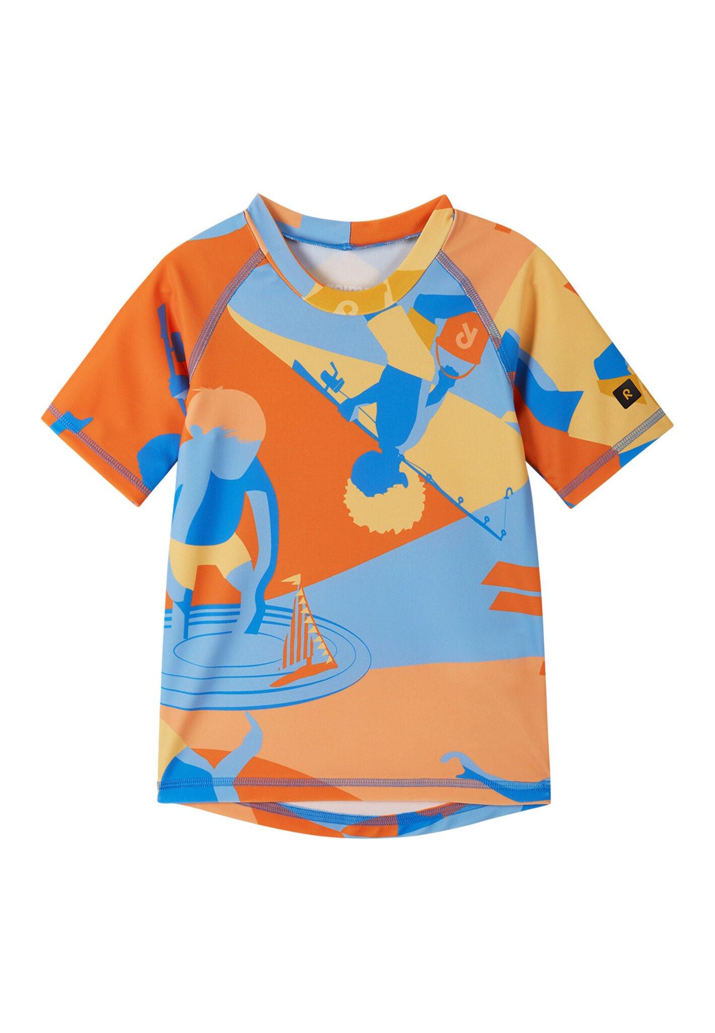 Kleinkinder Uv T-shirt Pulikoi Orange Mädchen Orange 62 von Reima