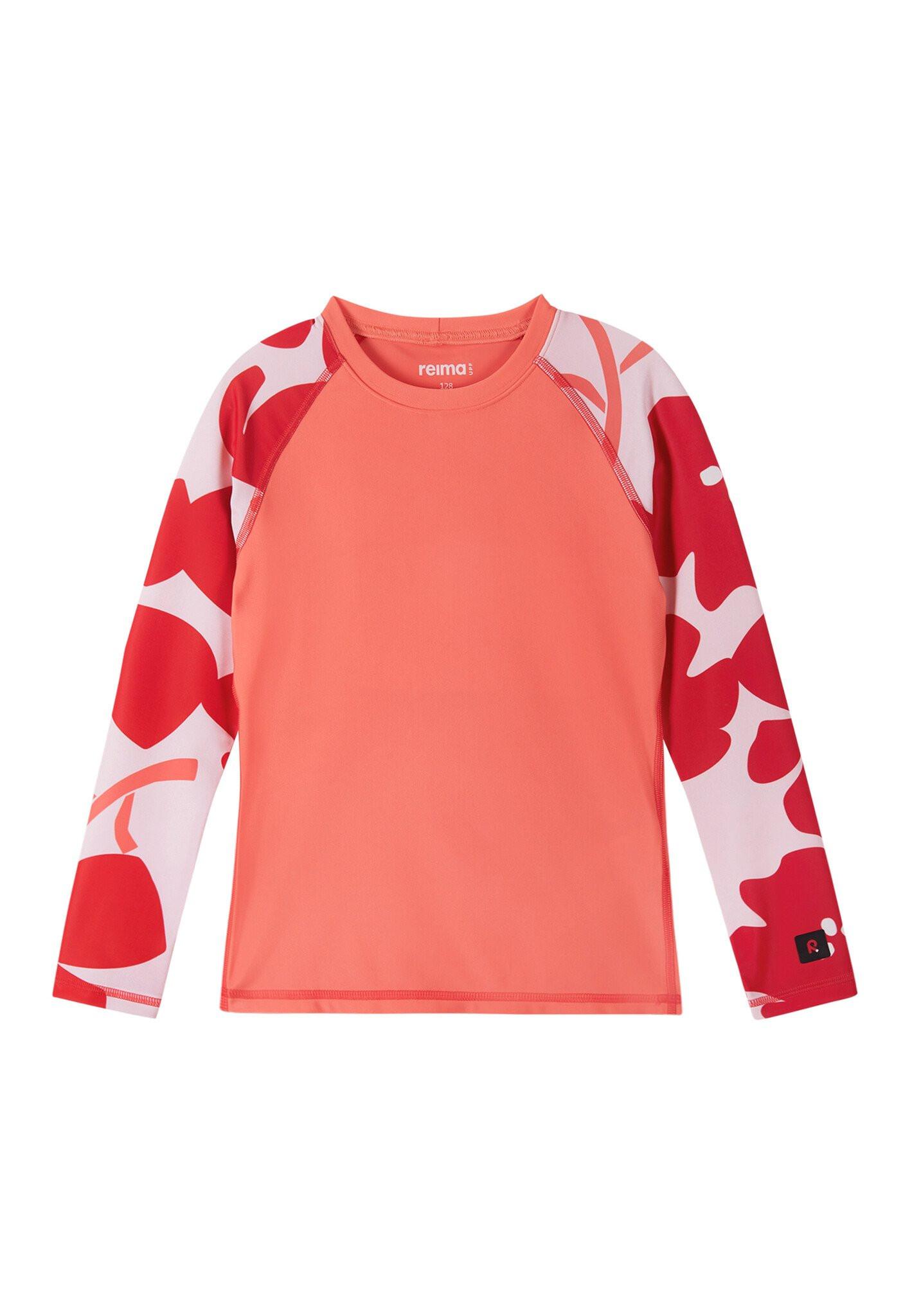 Mädchen Sonnenschutz Shirt Sukeltaja Misty Red Mädchen Pink 140 von Reima