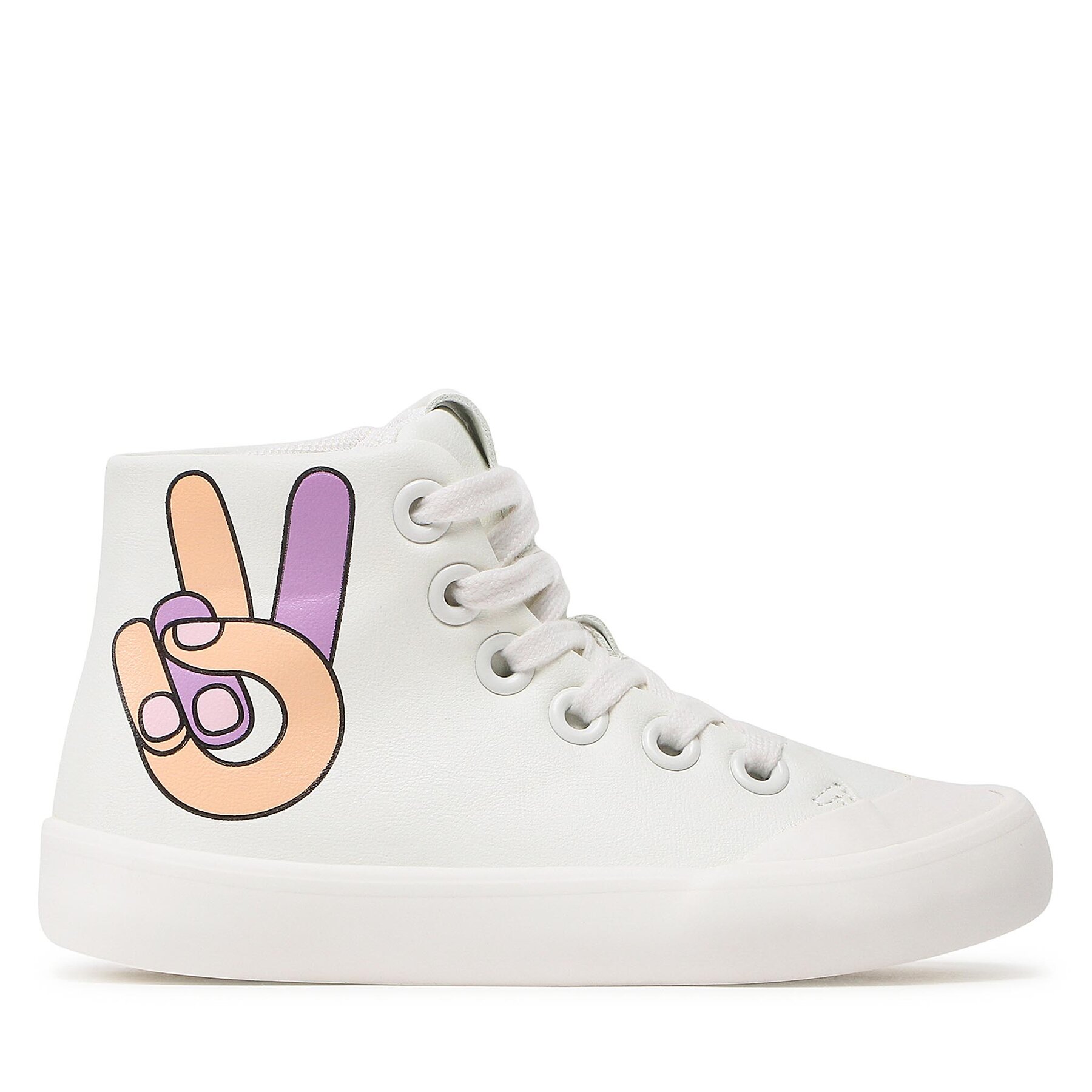 Sneakers aus Stoff Reima Peace High-Top 5400092A Weiß Sneakers aus Stoff Reima Peace High-Top 5400092A Weiß von Reima