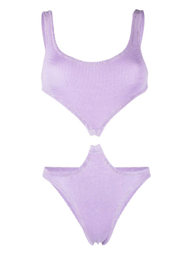 Reina Olga Augusta crinkle swimsuit - Purple von Reina Olga