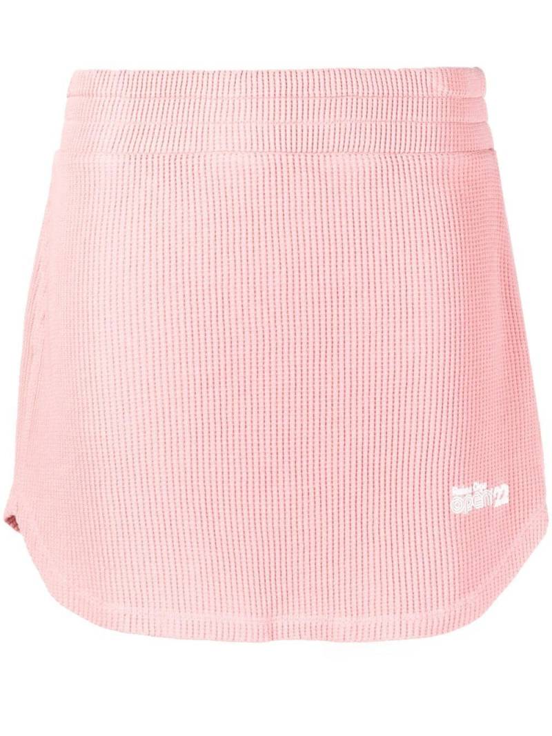 Reina Olga Maria logo-print skirt - Pink von Reina Olga