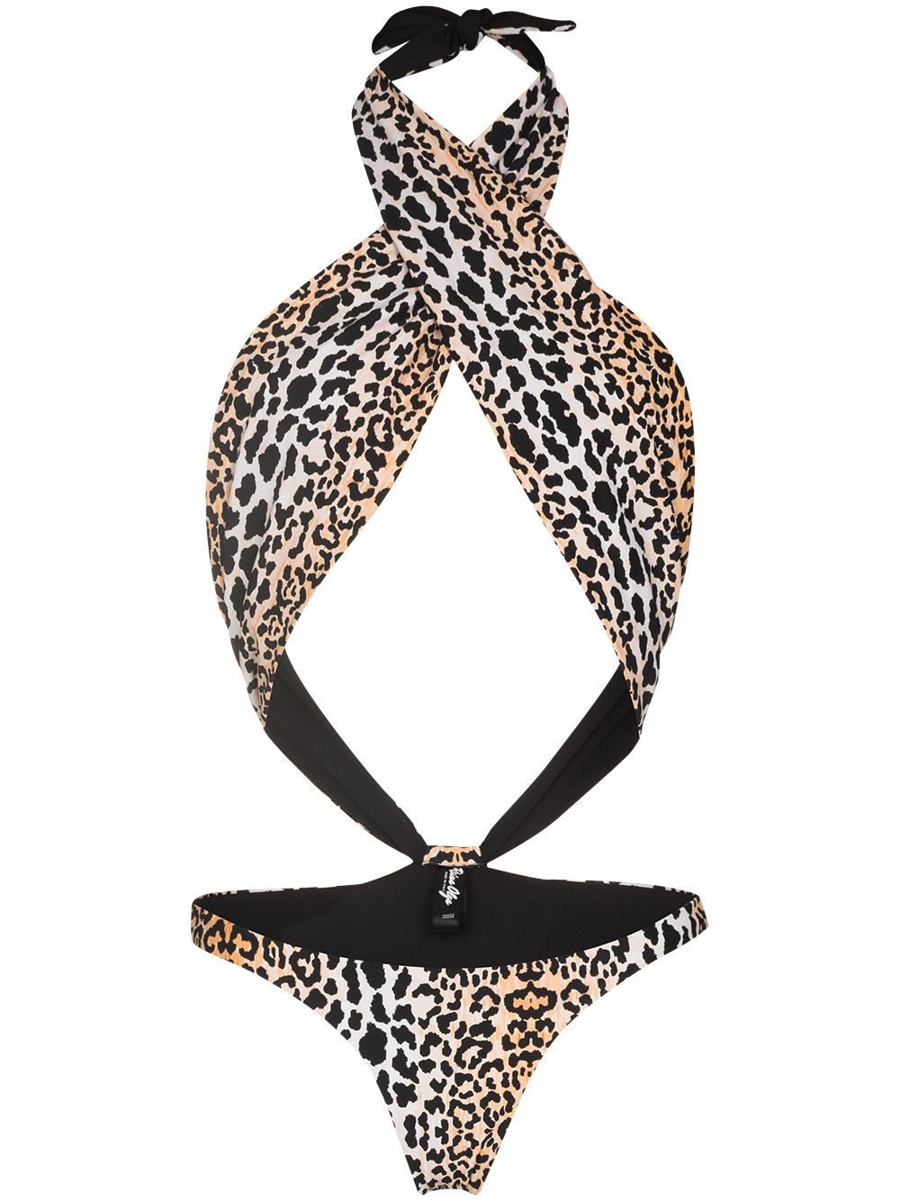 Reina Olga Showpony leopard print swimsuit - Black von Reina Olga