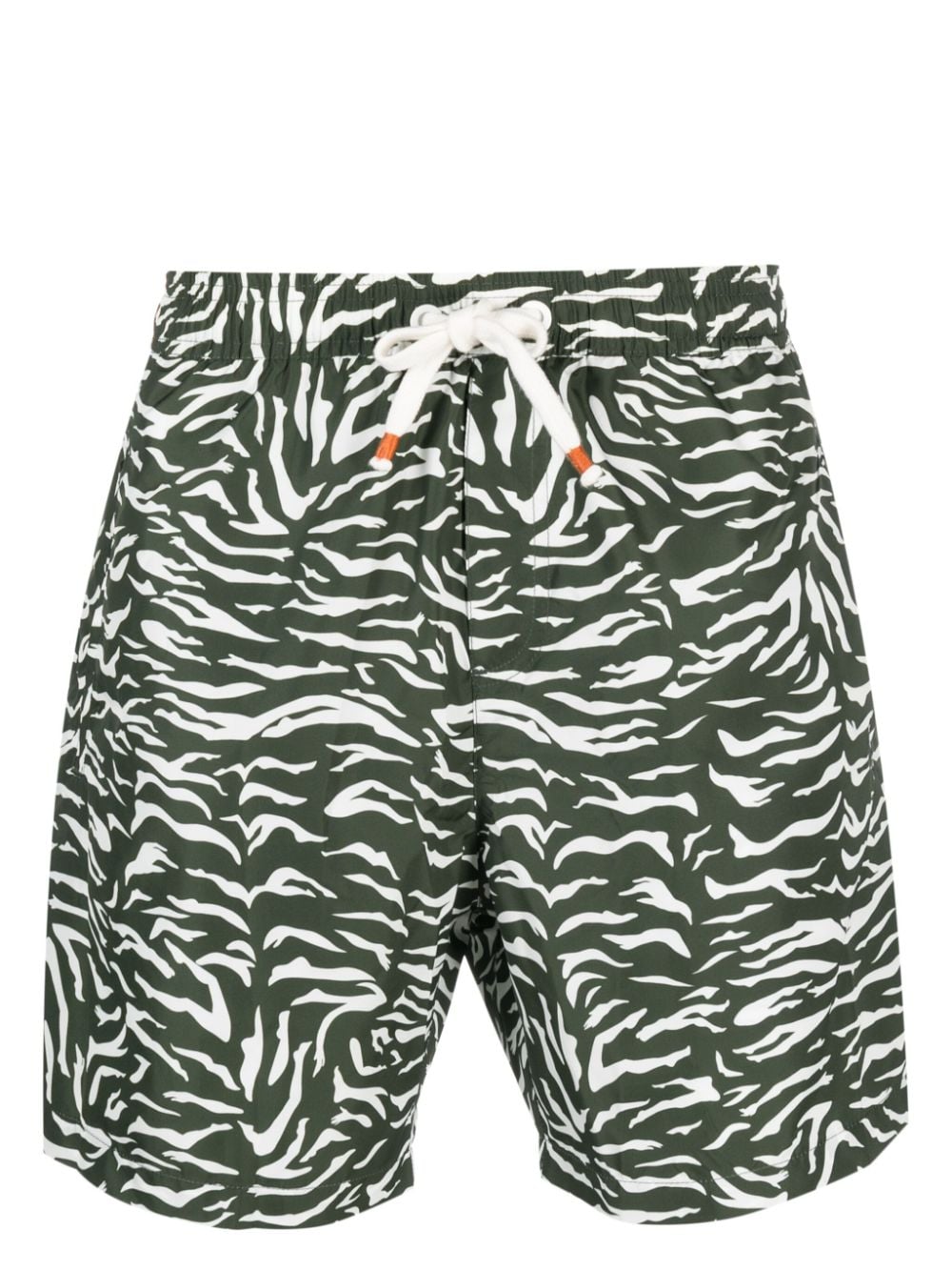 Reina Olga all-over print swim shorts - Green