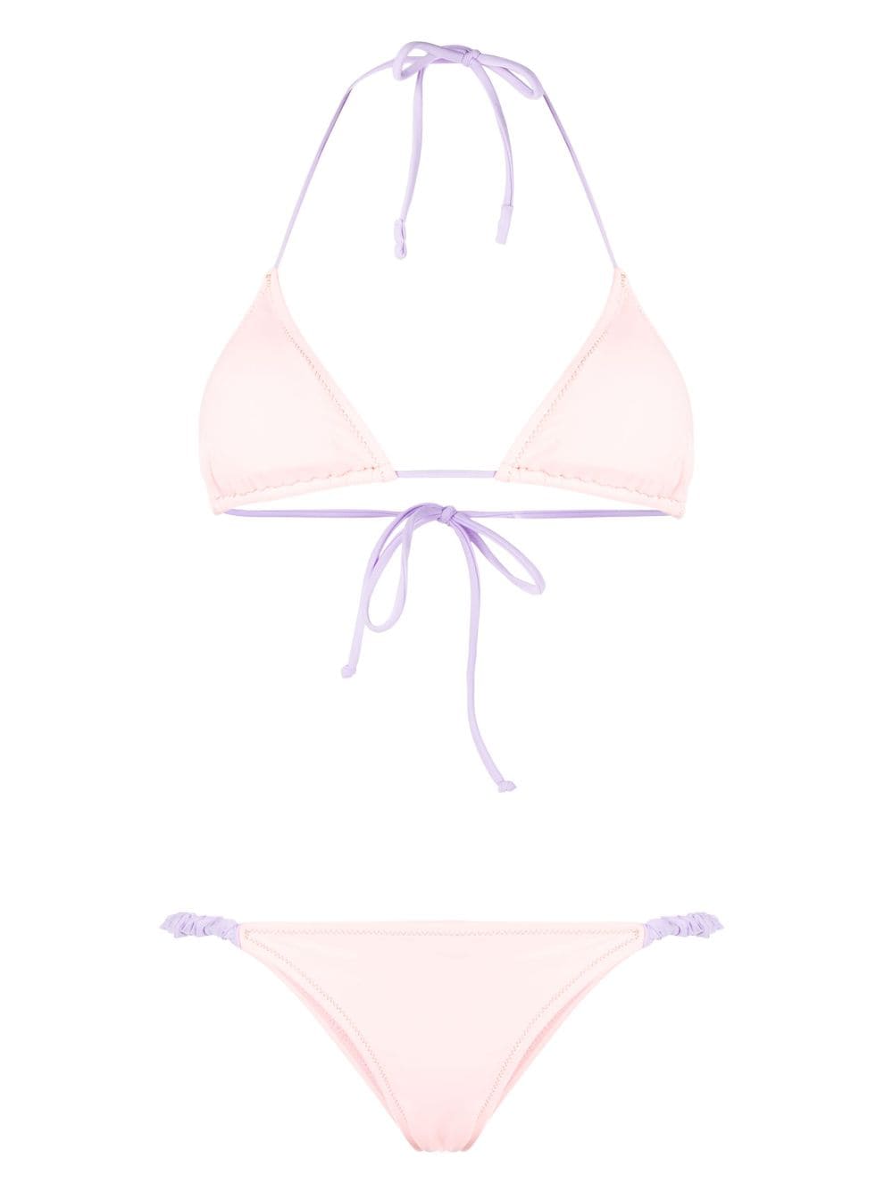 Reina Olga two-tone faded bikini set - Pink von Reina Olga