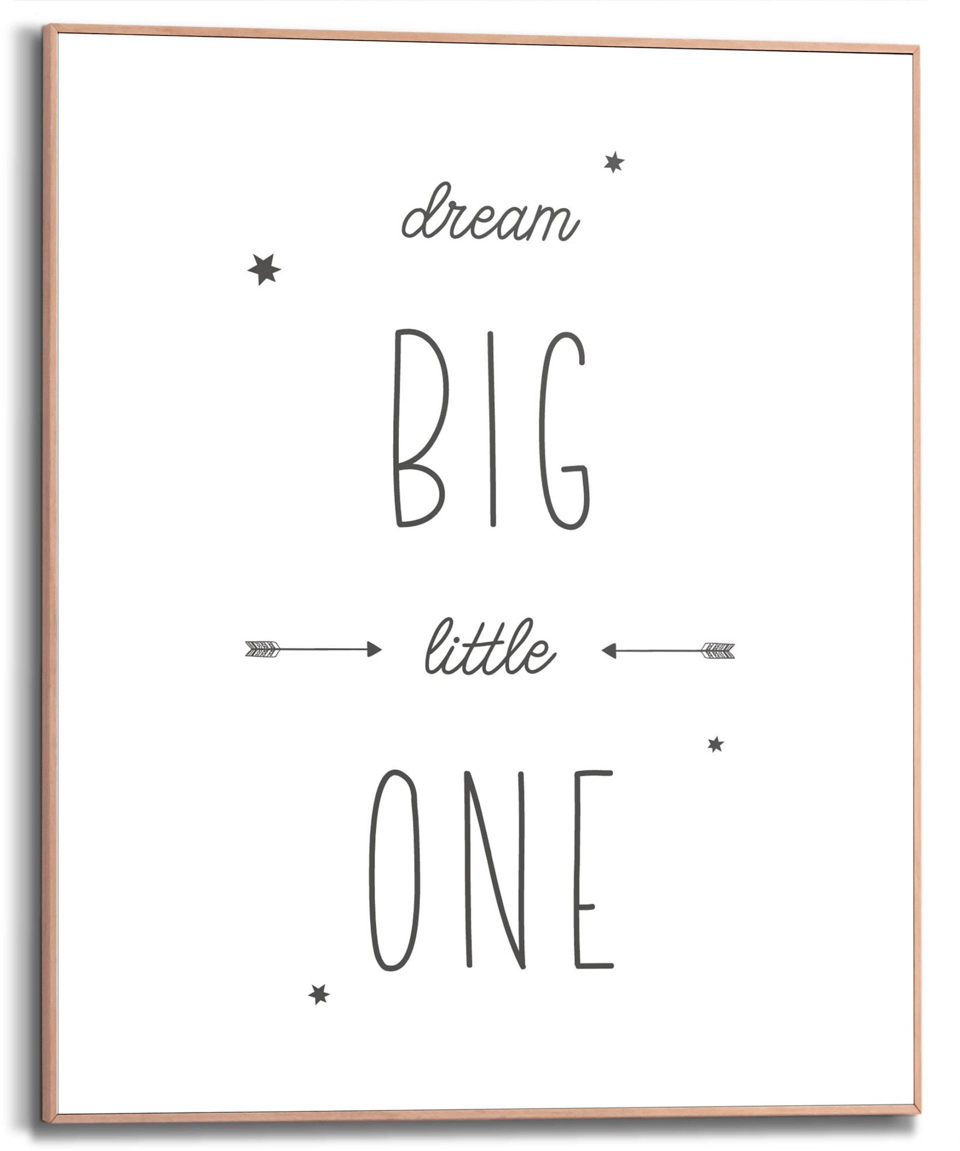 Reinders! Bild mit Rahmen »Dream Big Little One«, (1 St.) von Reinders!