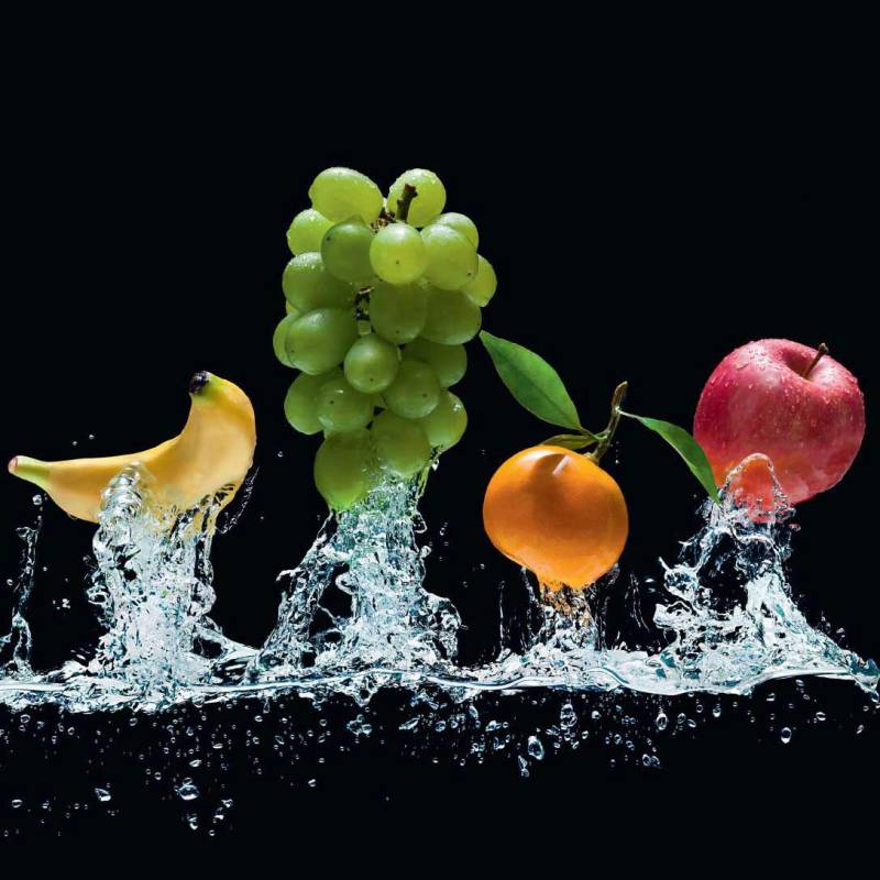 Reinders! Glasbild »Frucht Splash Traube« von Reinders!