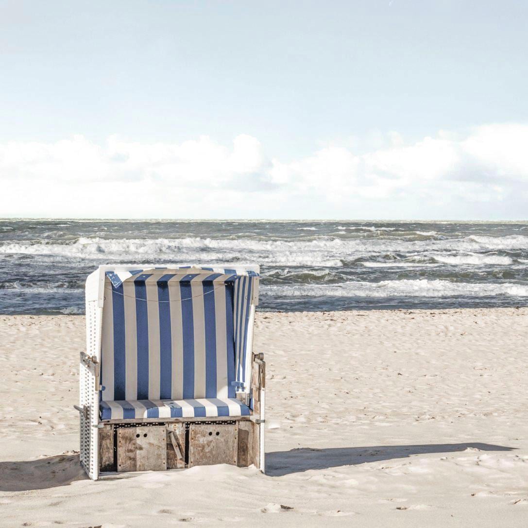 Reinders! Glasbild »Strandkorb« von Reinders!