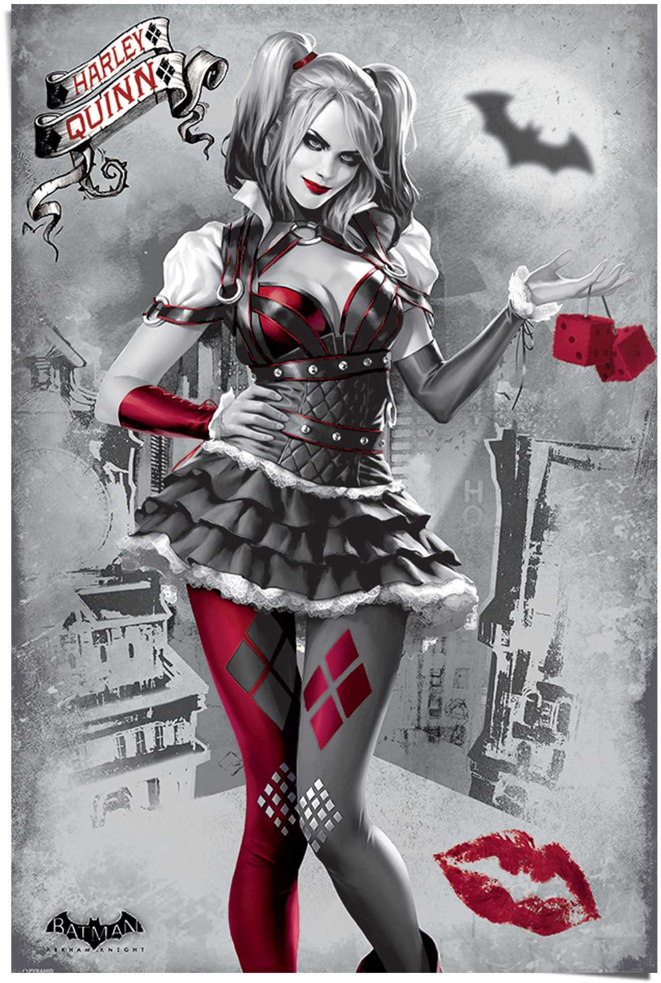 Reinders! Poster »Batman Harley Quinn«, (1 St.) von Reinders!