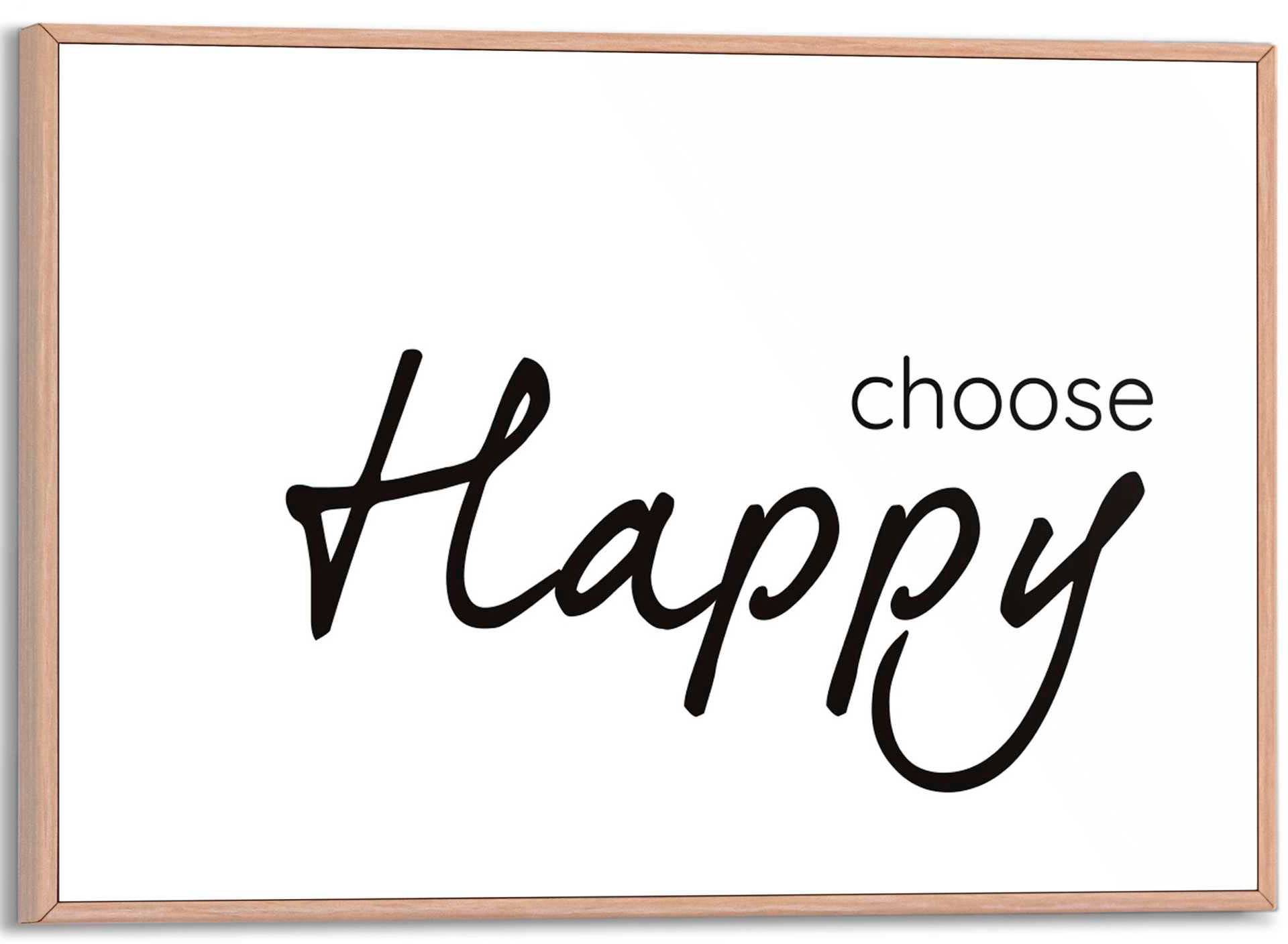 Reinders! Poster »Choose Happy« von Reinders!