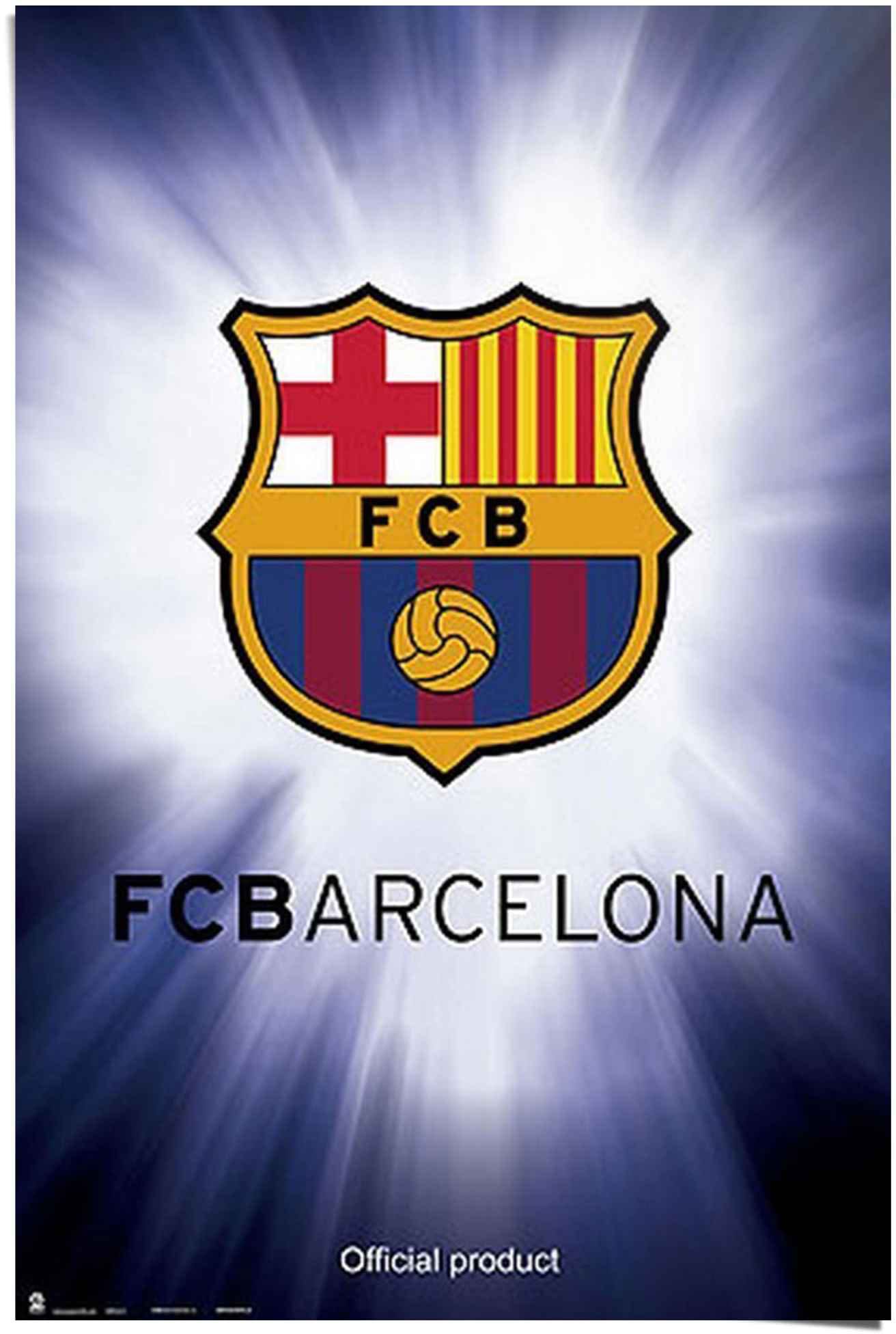 Reinders! Poster »FC Barcelona Club-Logo«, (1 St.) von Reinders!