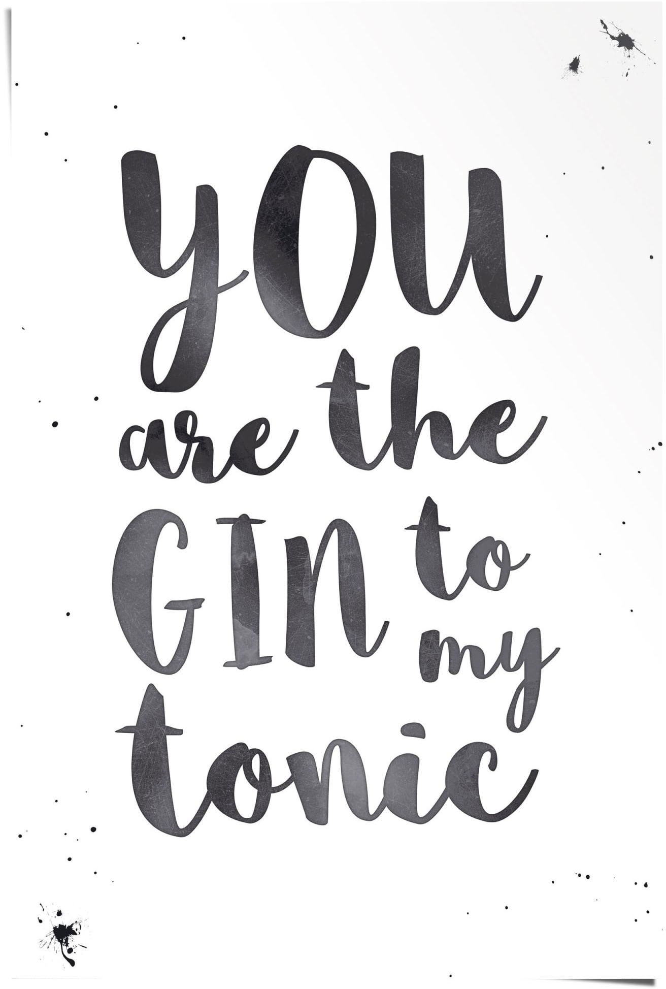 Reinders! Poster »Gin Tonic Love«, (1 St.) von Reinders!