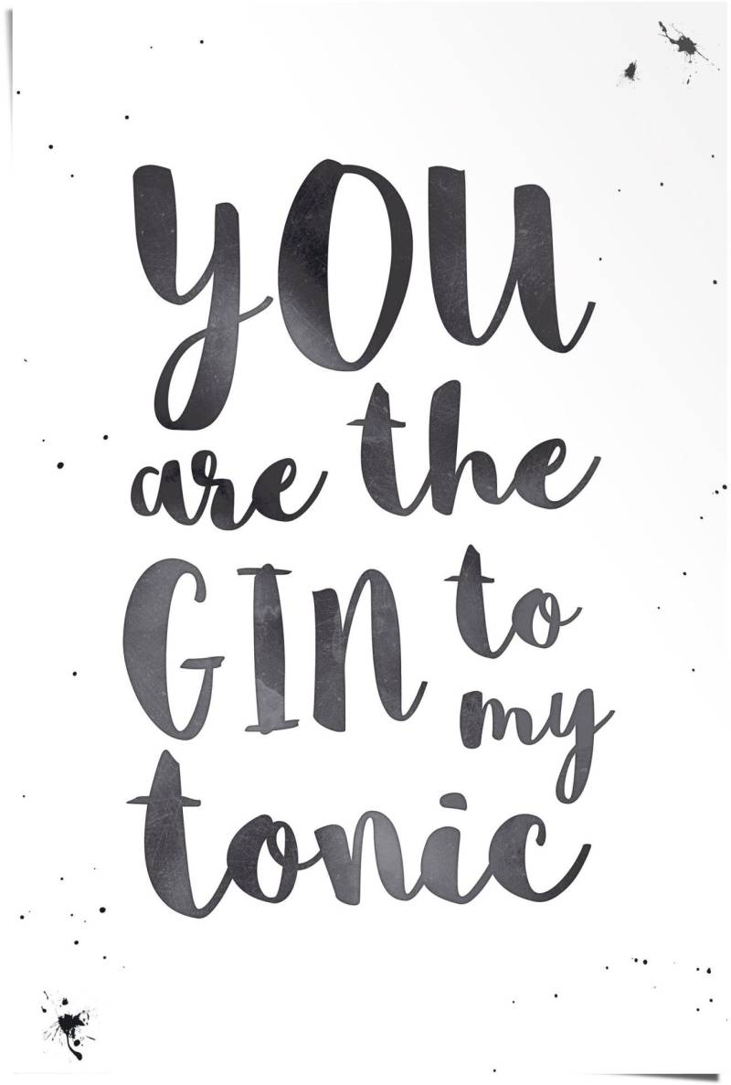 Reinders! Poster »Gin Tonic Love«, (1 St.) von Reinders!