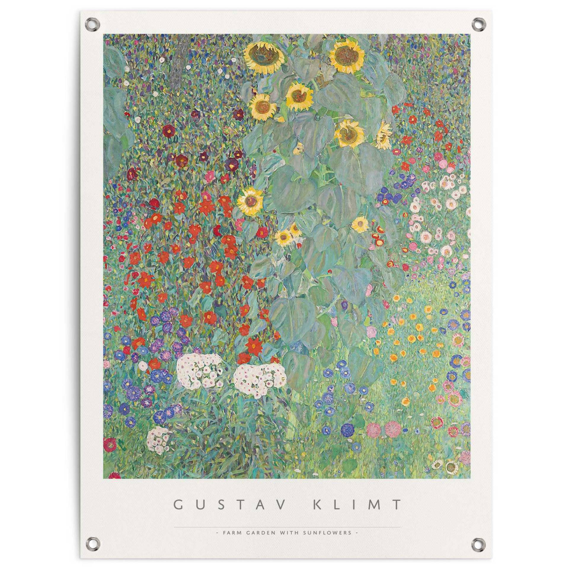 Reinders! Poster »Gustav Klimt - Sonnenblumen« von Reinders!