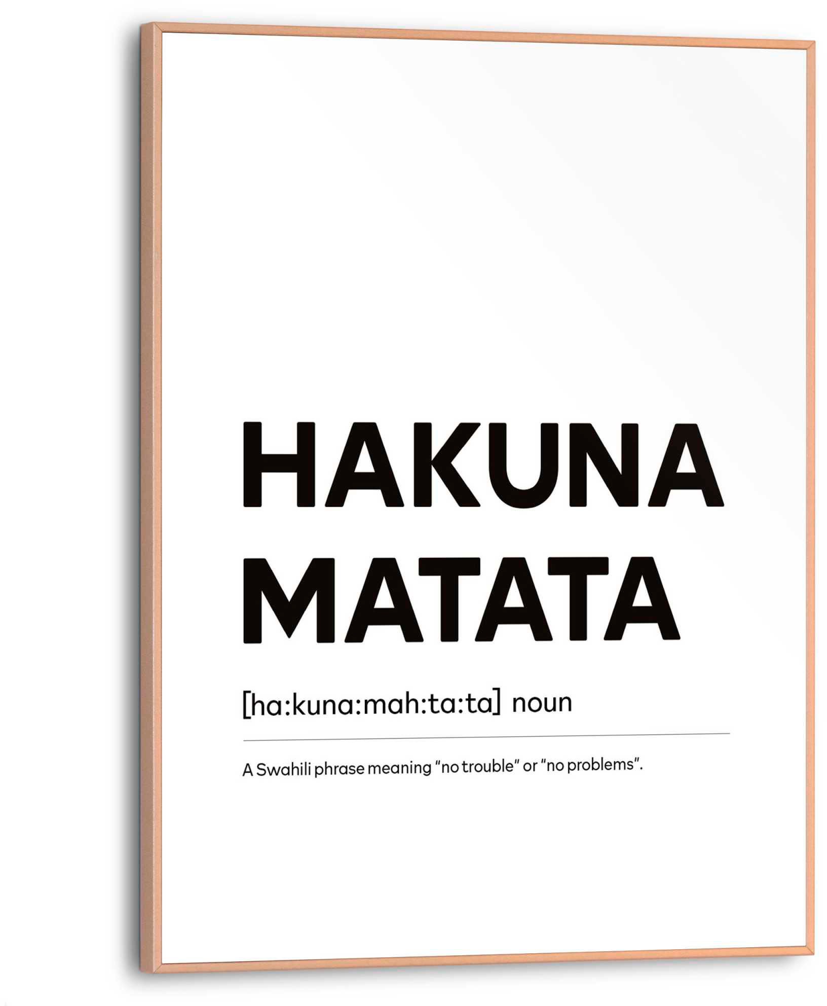 Reinders! Poster »Hakuna Matata« Reinders! Poster »Hakuna Matata« von Reinders!