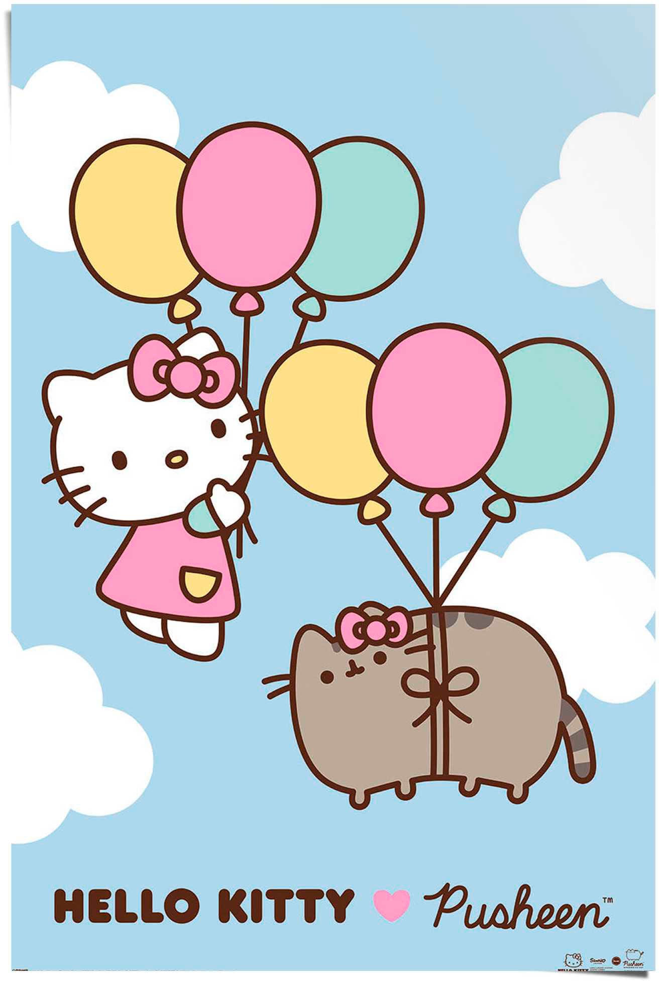 Reinders! Poster »Hello Kitty - up and away« von Reinders!
