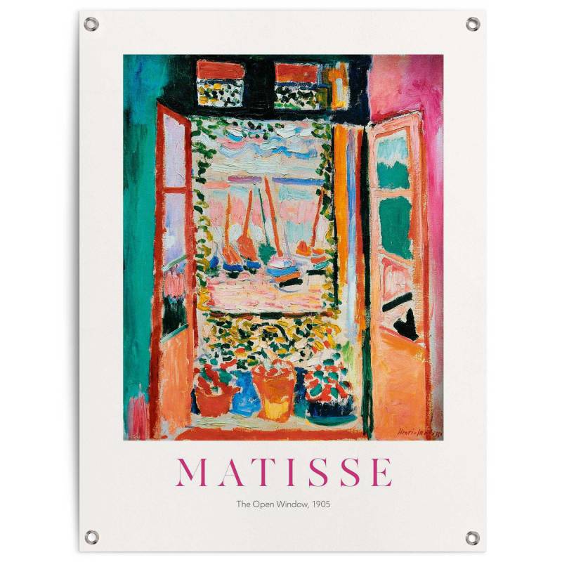 Reinders! Poster »Henri Matisse Window« von Reinders!