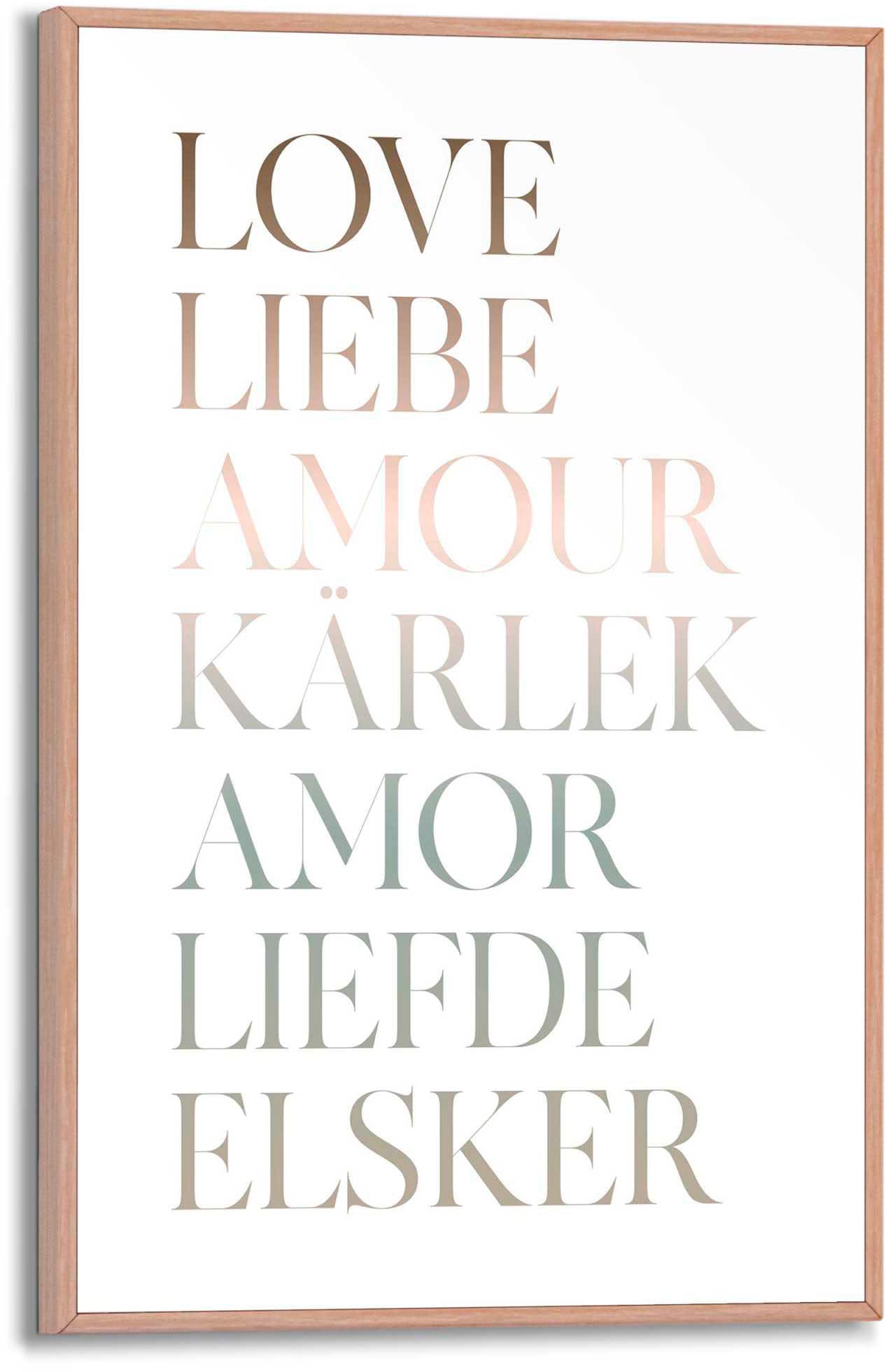 Reinders! Poster »Liebe« von Reinders!