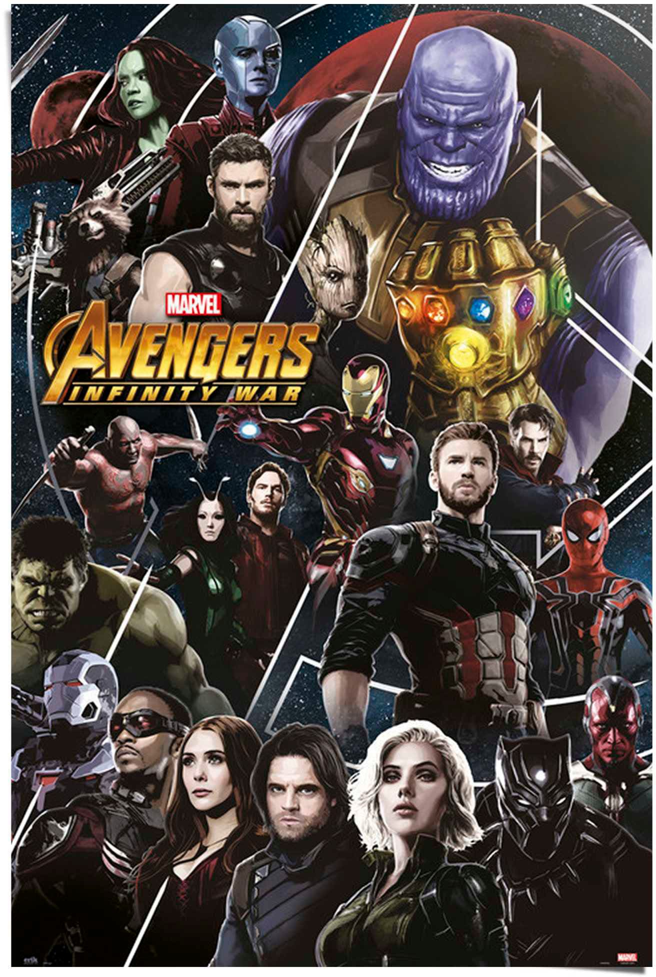 Reinders! Poster »Marvel Avengers - Infinity War« von Reinders!