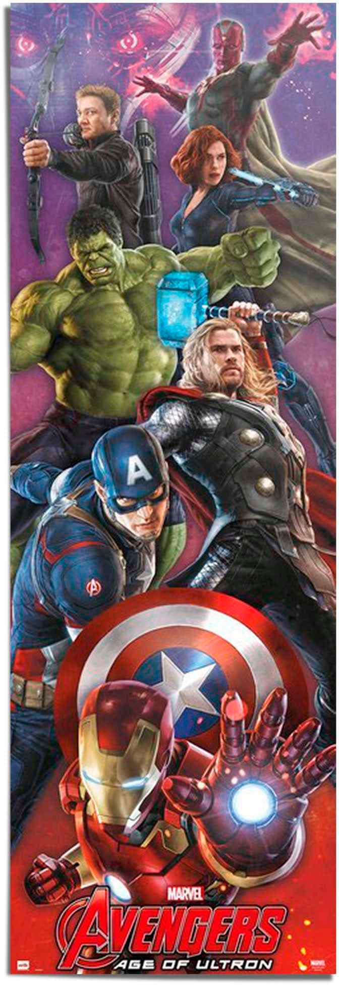 Reinders! Poster »Marvel Avengers - age of ultron« von Reinders!