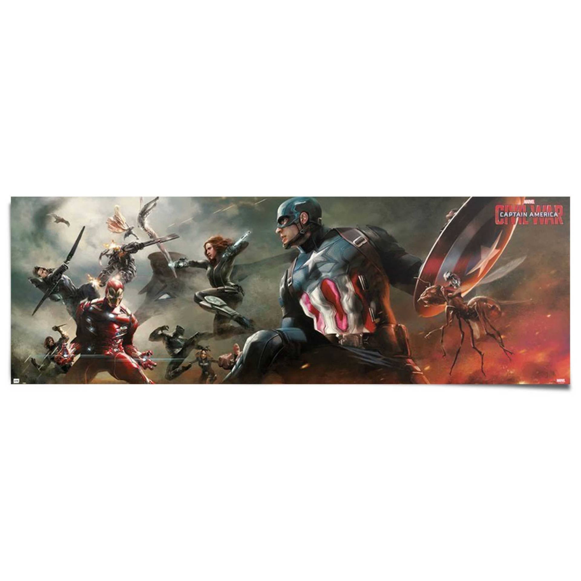 Reinders! Poster »Marvel - captain america civil war« von Reinders!