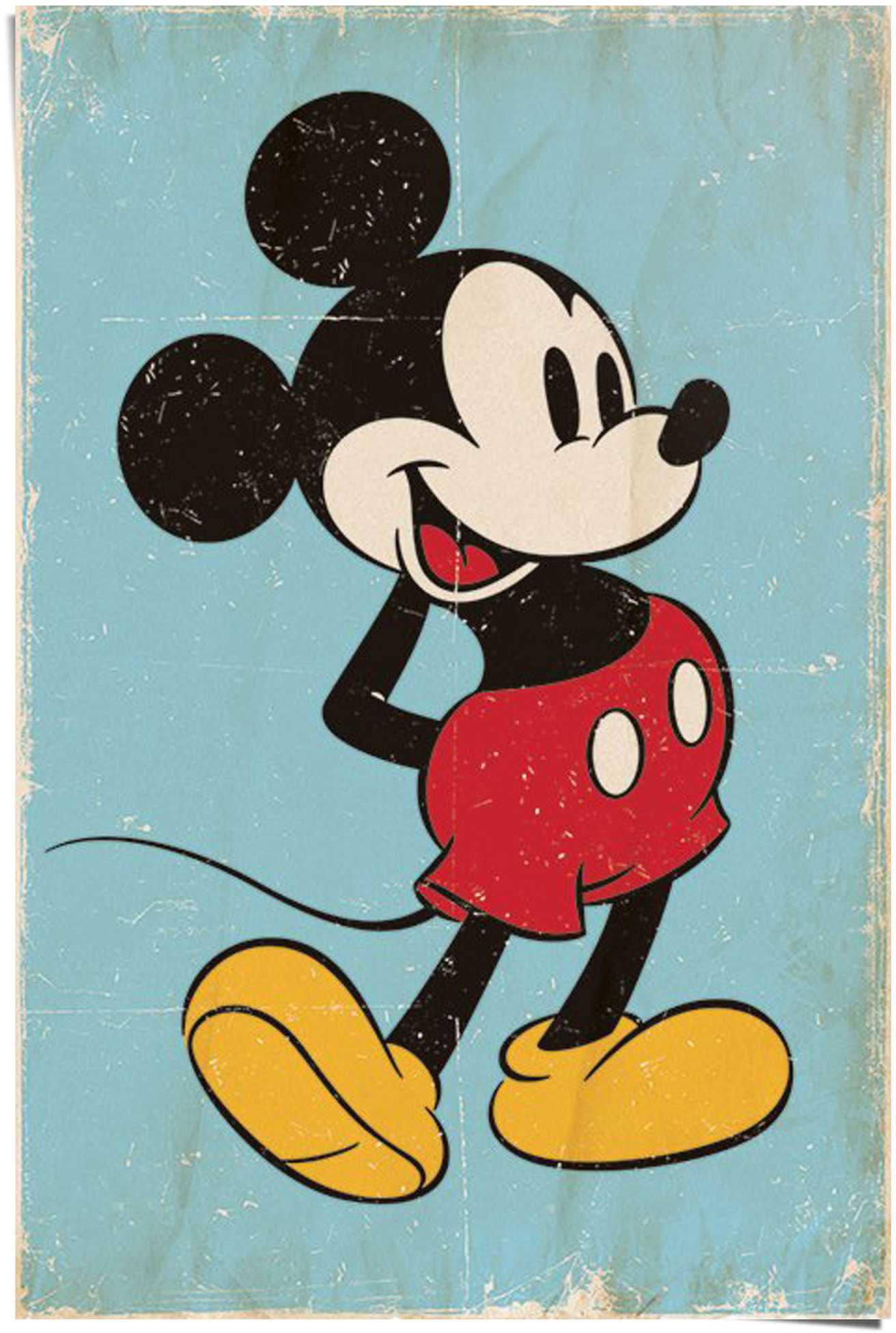 Reinders! Poster »Mickey Mouse retro«, (1 St.) von Reinders!