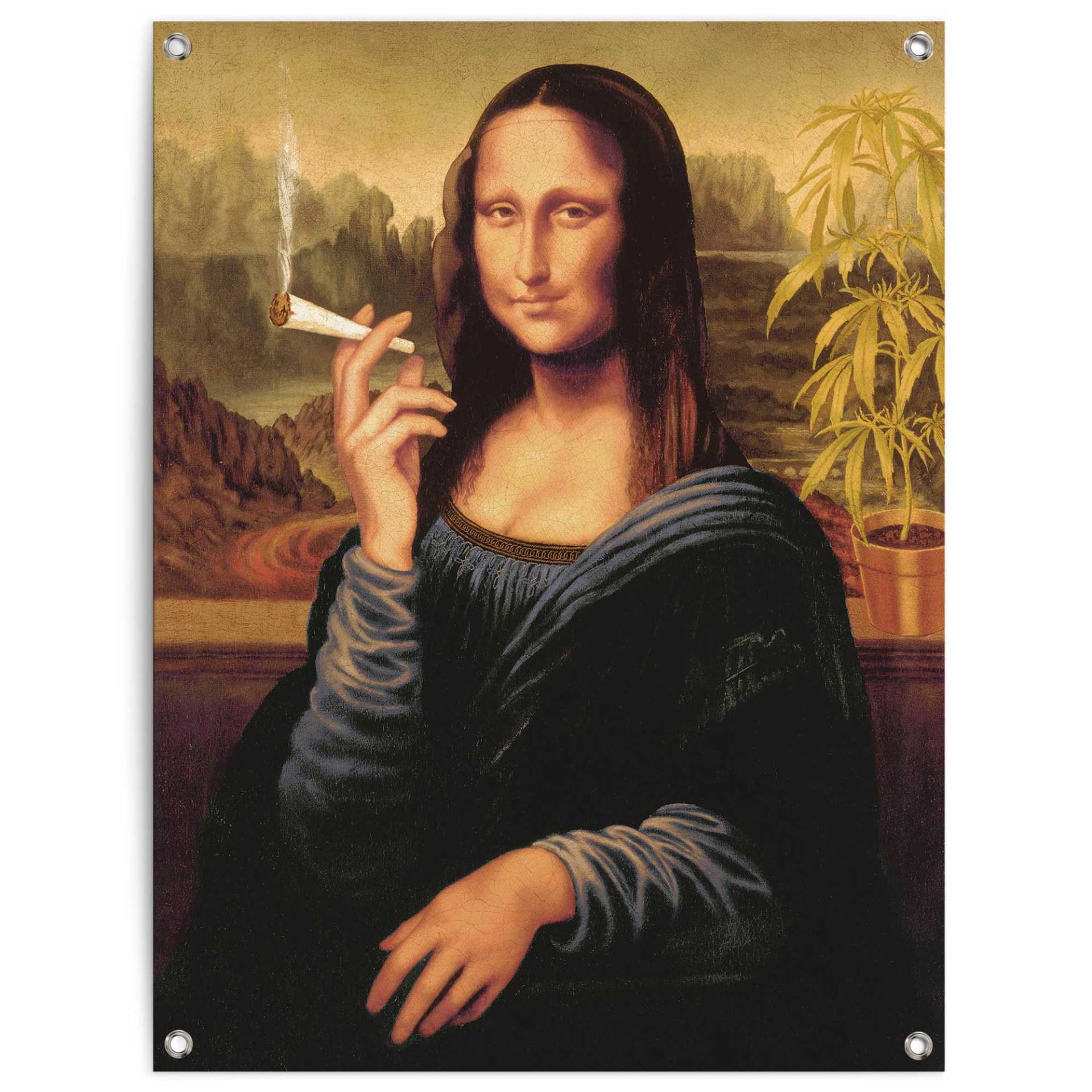 Reinders! Poster »Mona Lisa - joint« von Reinders!