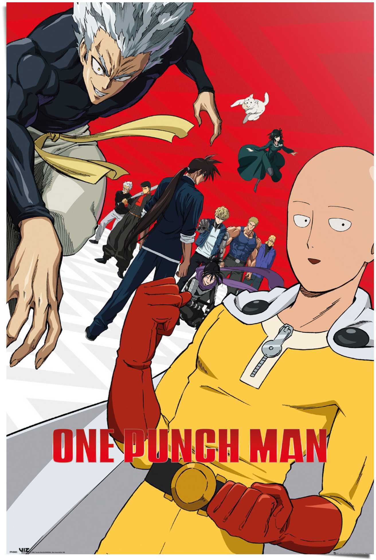 Reinders! Poster »One Punch Man Japan - Webcomic - Manga - Superheld Saitama«, (1 St.) von Reinders!